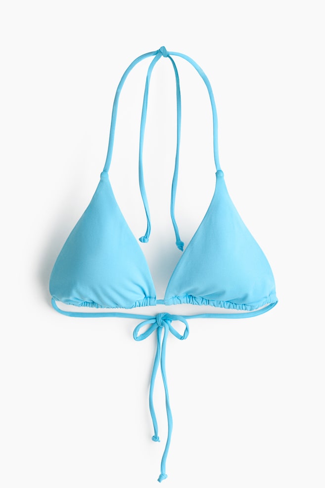 Padded Triangle Bikini Top - Turquoise - 1
