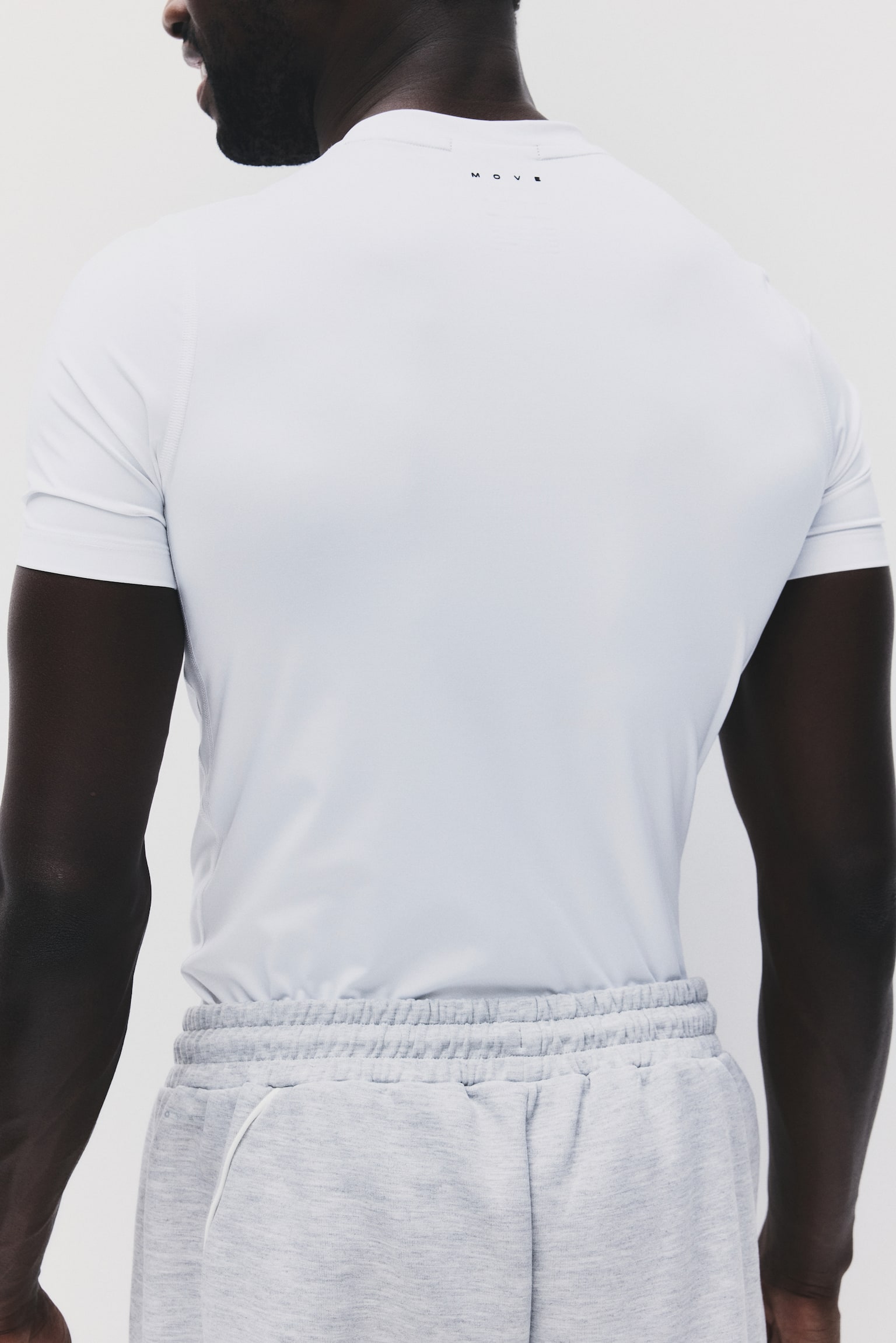 Compression Fit Sports T-shirt with DryMove™ - White/Black/Beige/Dark brown/Hot pink/365 Training Team - 4