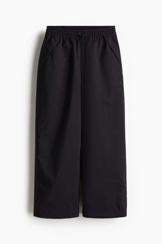 Unisex rain trousers with StormMove™ - Black/Khaki green - 1