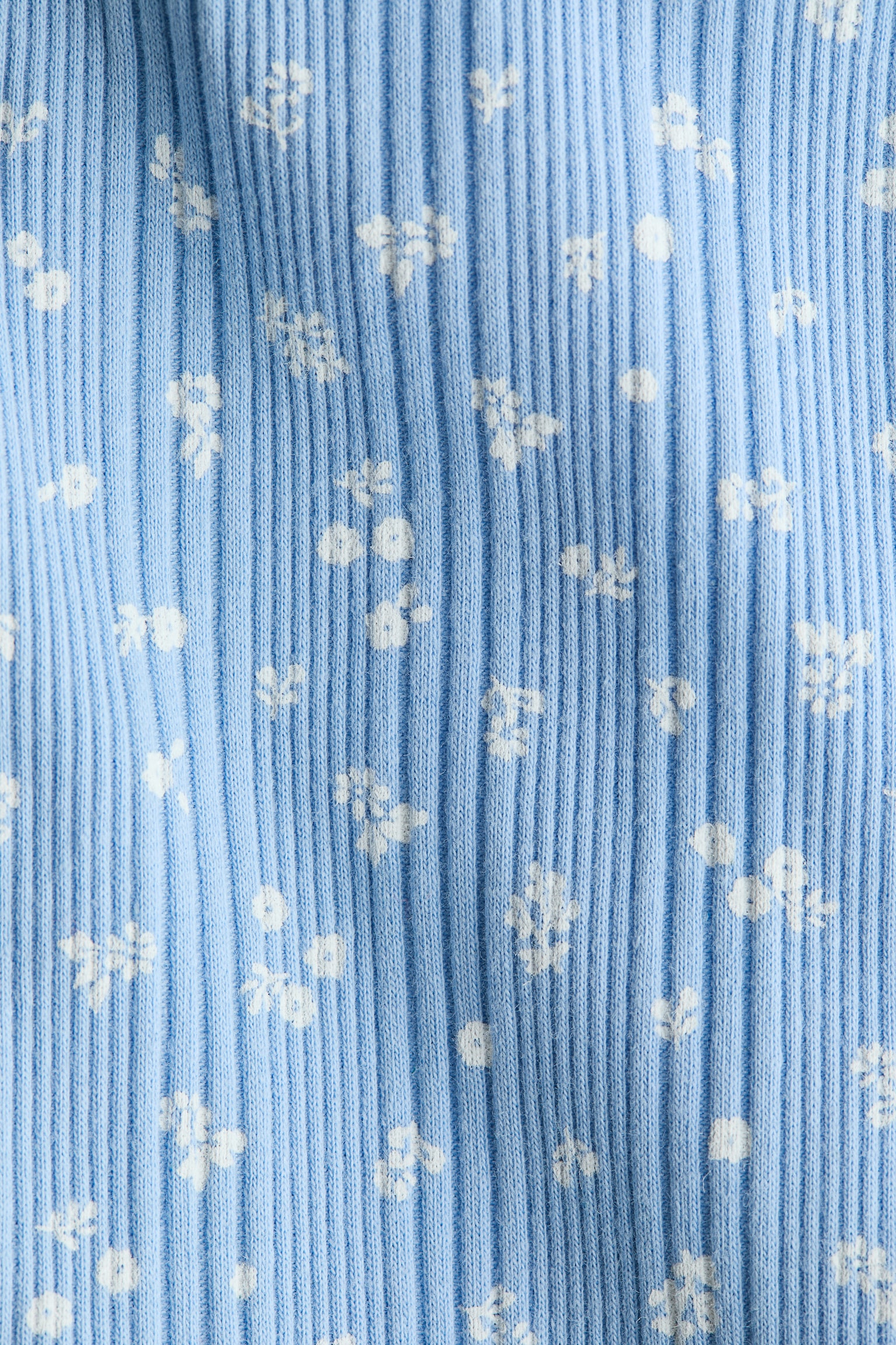 Ribbed cotton leggings - Blue/Floral/Light pink/Horses/White/Hearts/Pink/Ladybirds/Peach/Pumpkins - 2