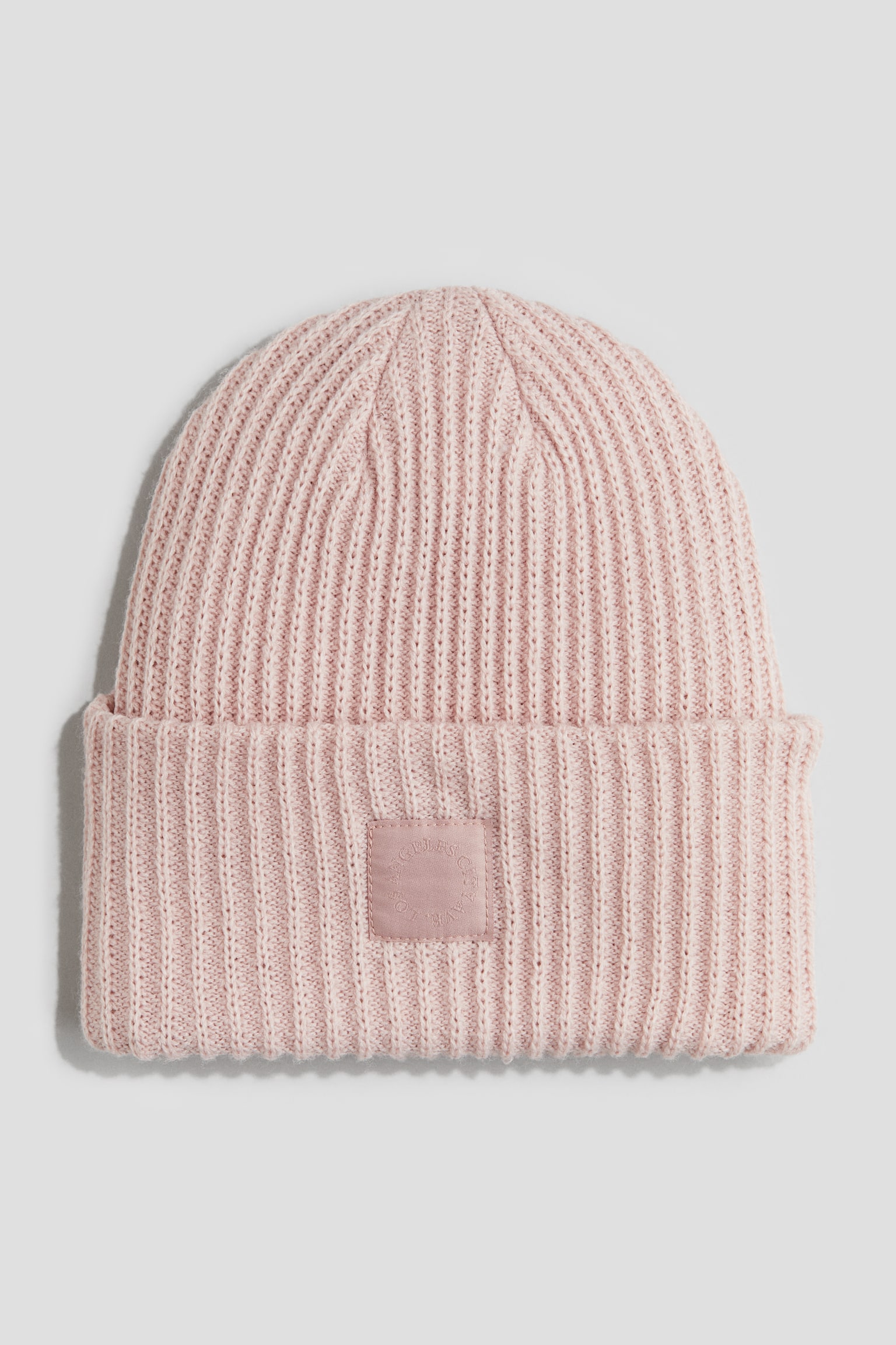 Appliquéd beanie - Light pink/Black/Dark red/Navy blue - 1