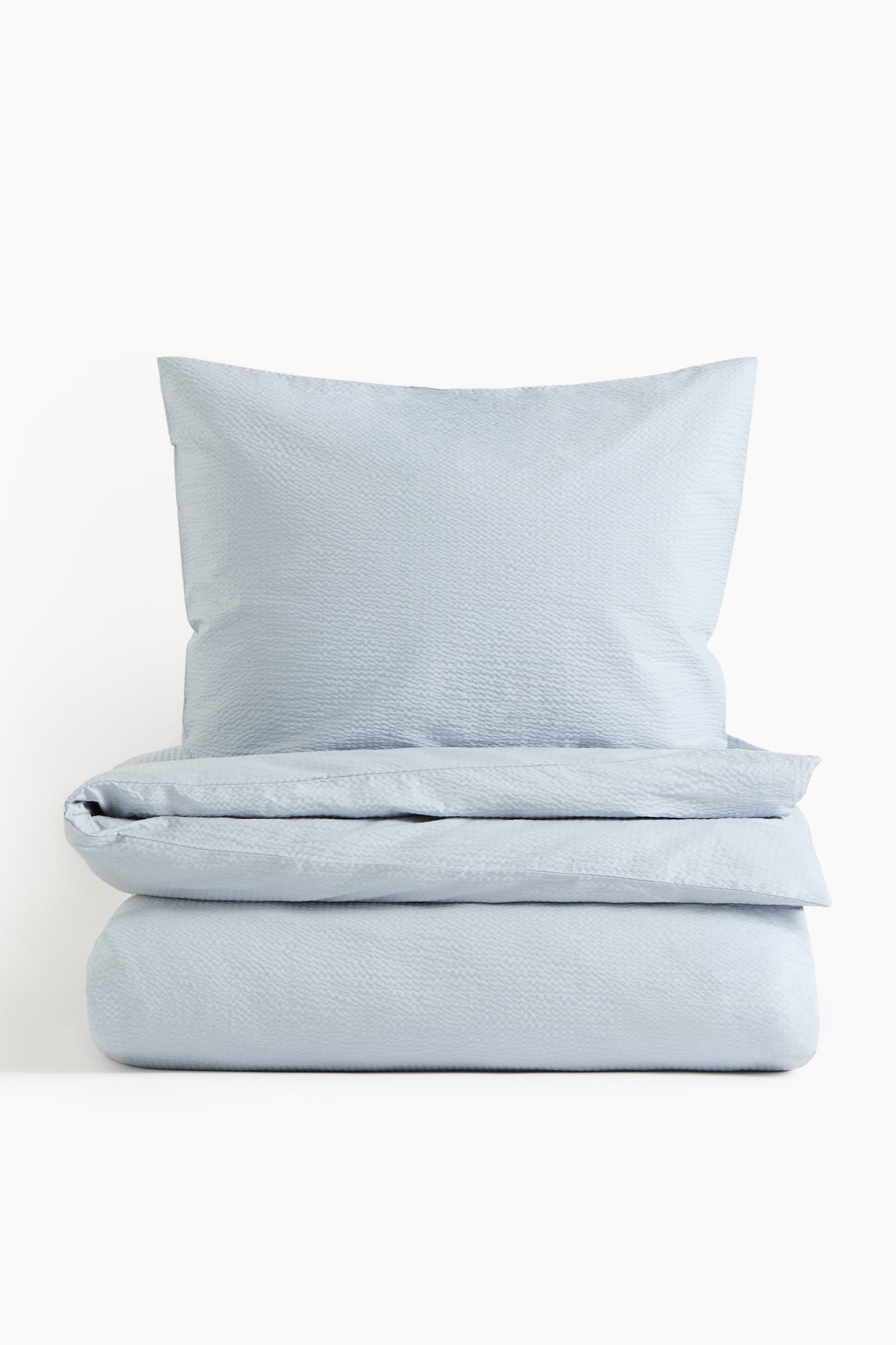 Housse de couette/taie lit simple crépon de coton - Bleu ancien clair/Bleu clair/Rose ancien foncé/Jaune clair/Blanc/Beige clair/Beige foncé/Beige clair/Vert ancien clair