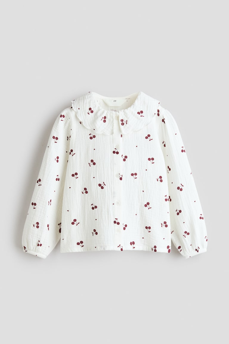 Bluza od muslina sa dezenom