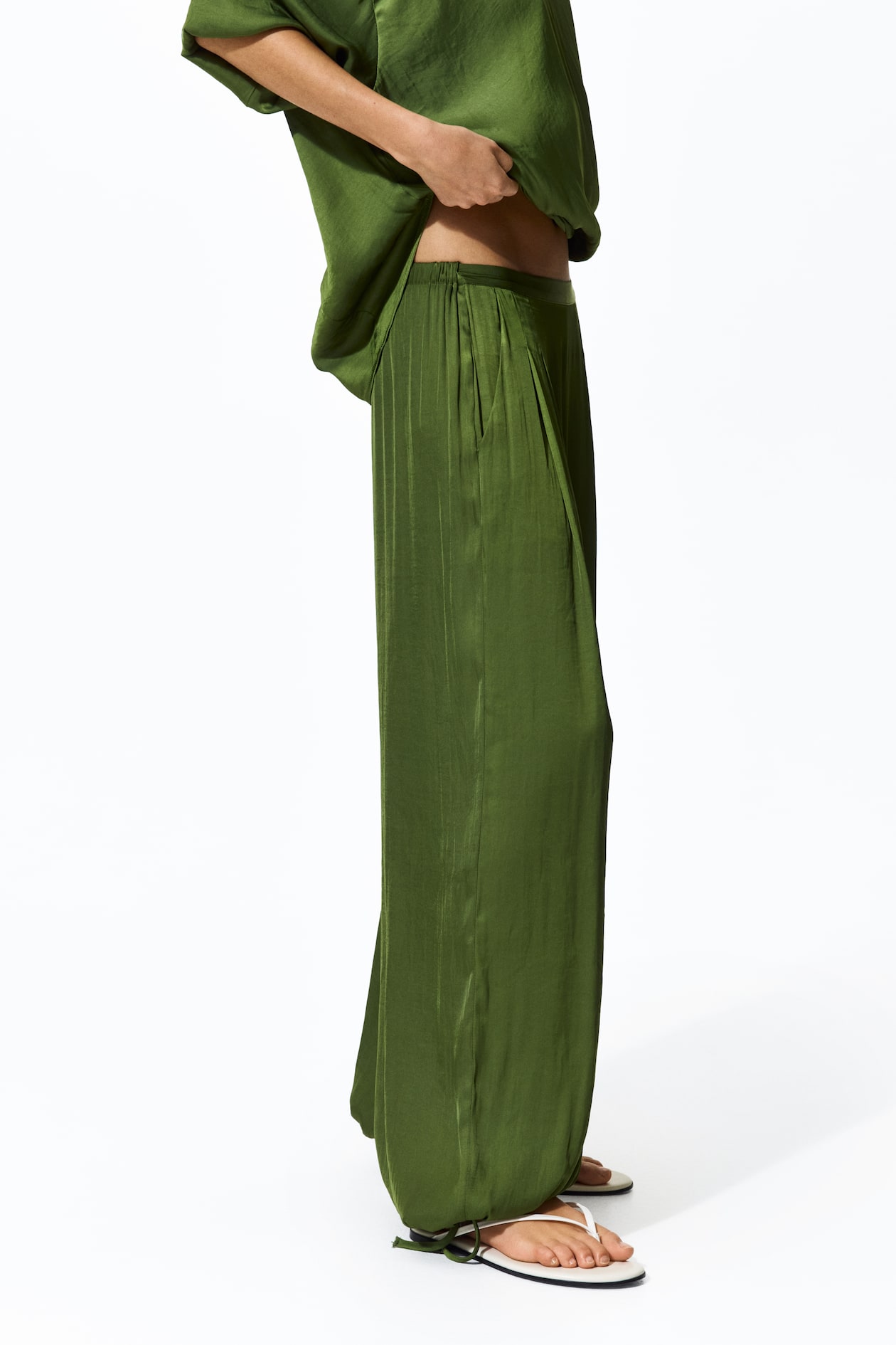 Drawstring-Detail Pull-On Pants - image 3