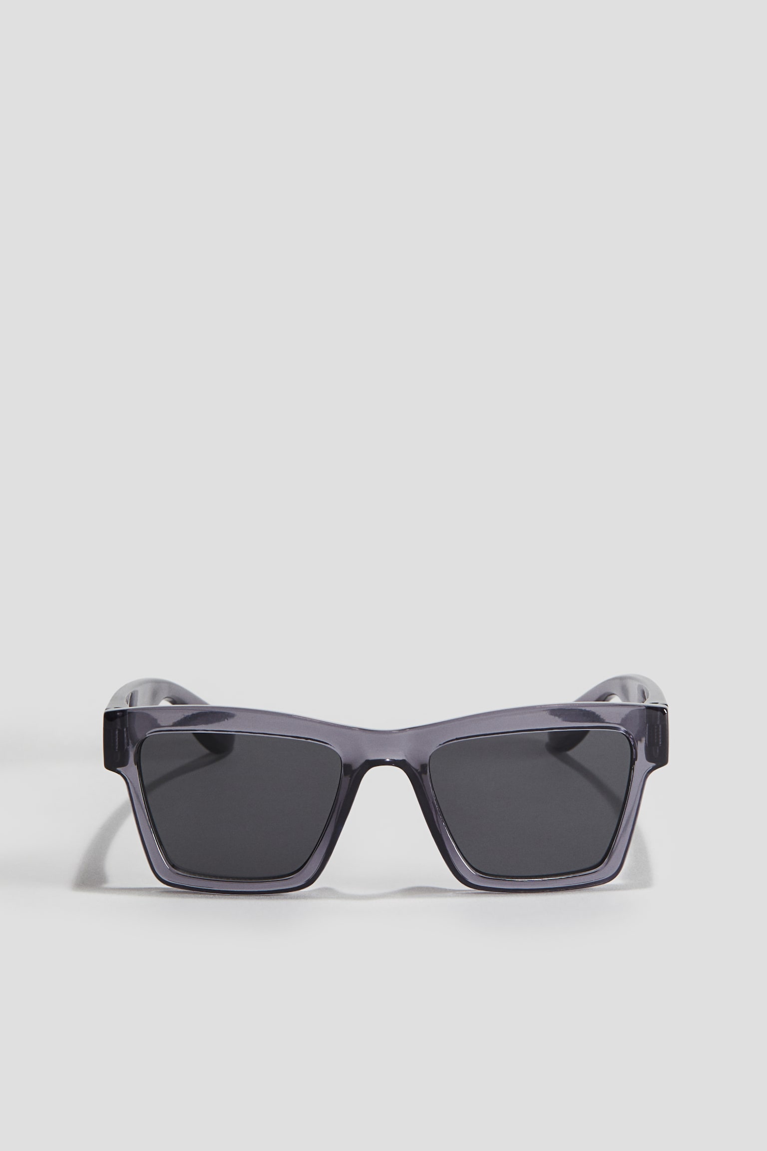 Square Sunglasses - Black/Dark khaki green - 1