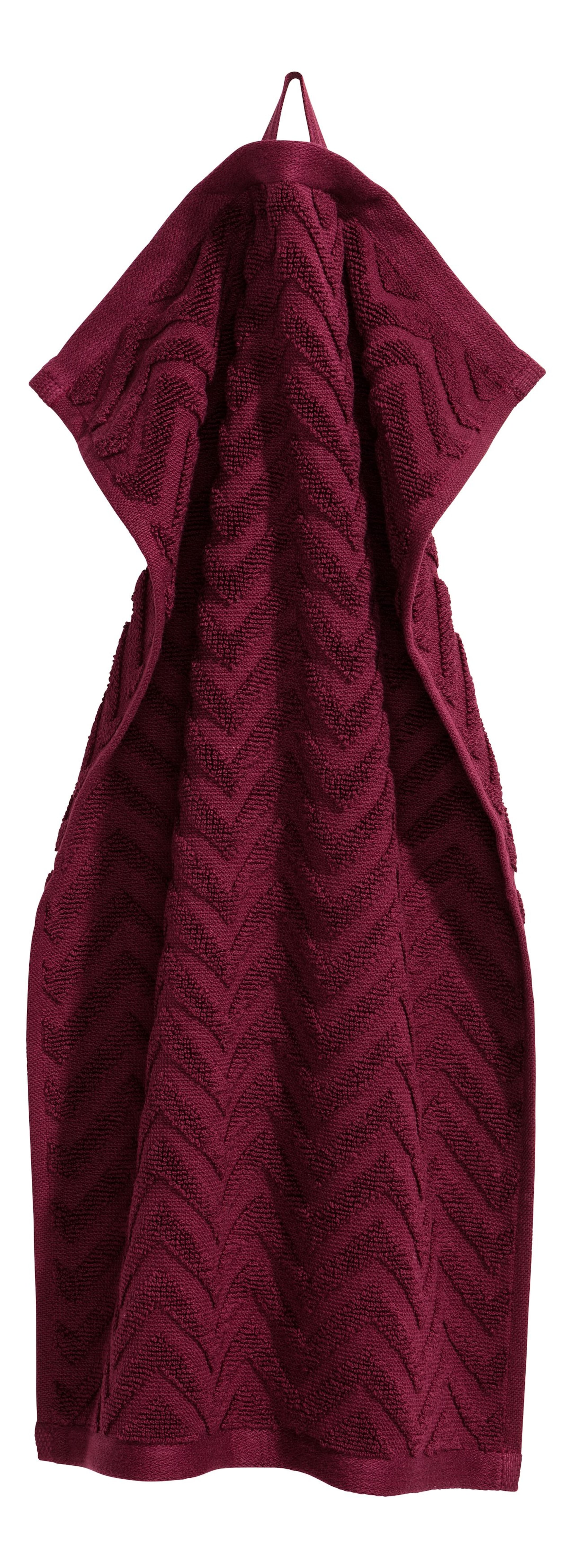 View larger image: 2-pack guest towels - Burgundy - Home All | H&M GB 1