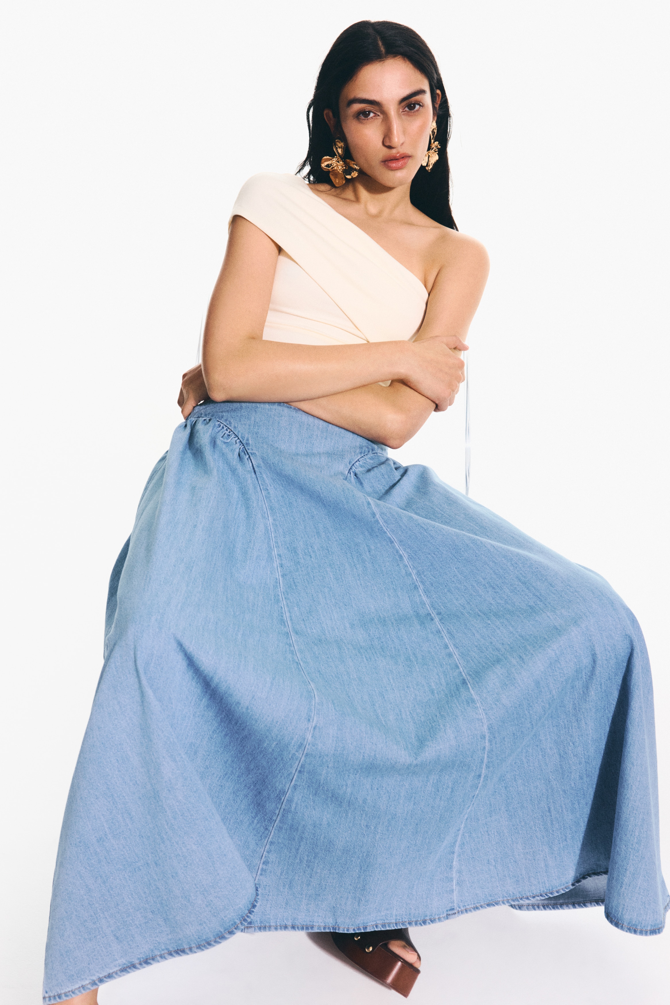 Flared Denim Skirt from H&M - $49.99