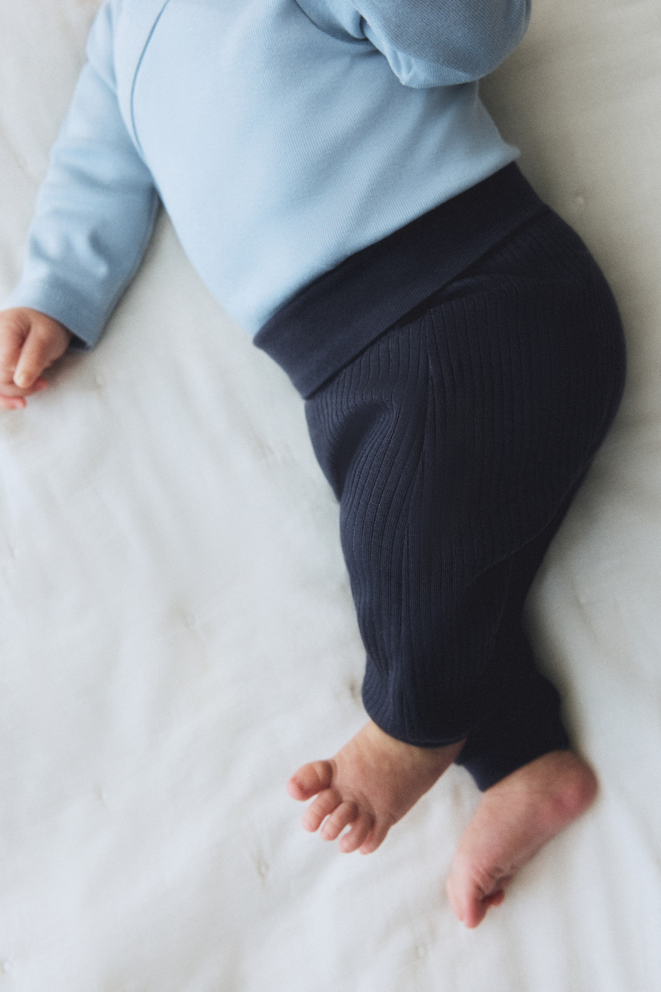 4-pack Ribbed Cotton Pants