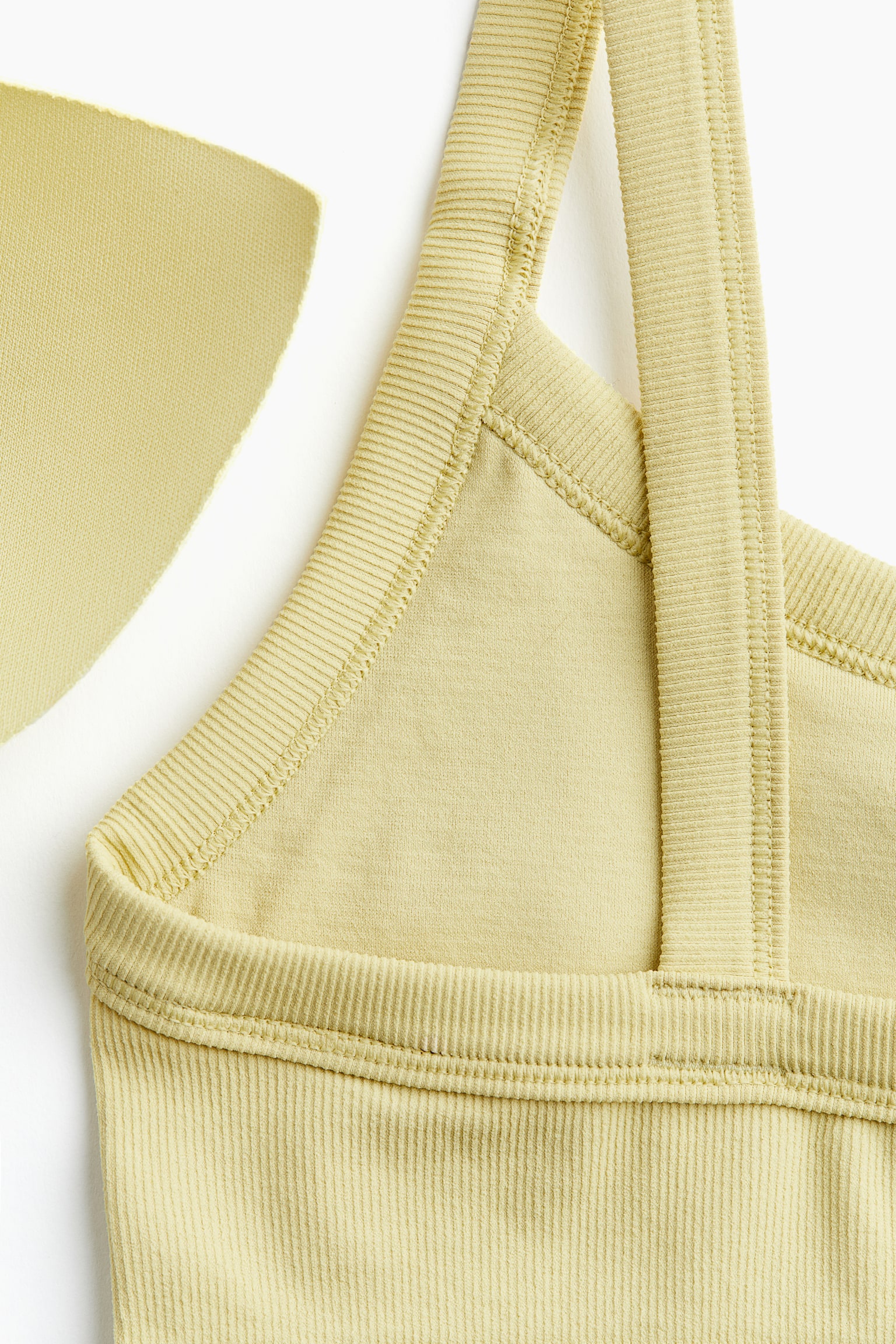 Light Support Sports Bra In DryMove™ - Yellow/Light pink/Light beige/Black - 3