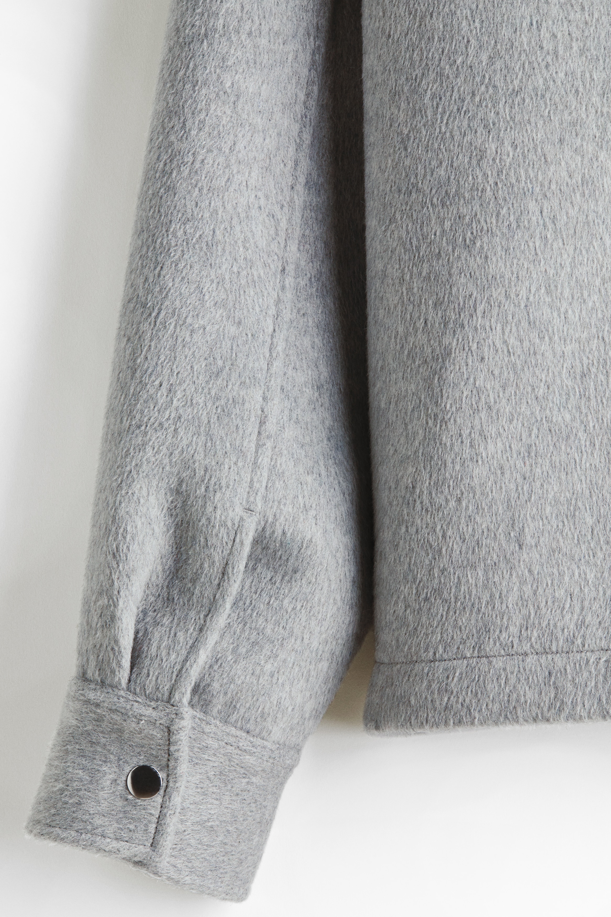 Wool-blend overshirt