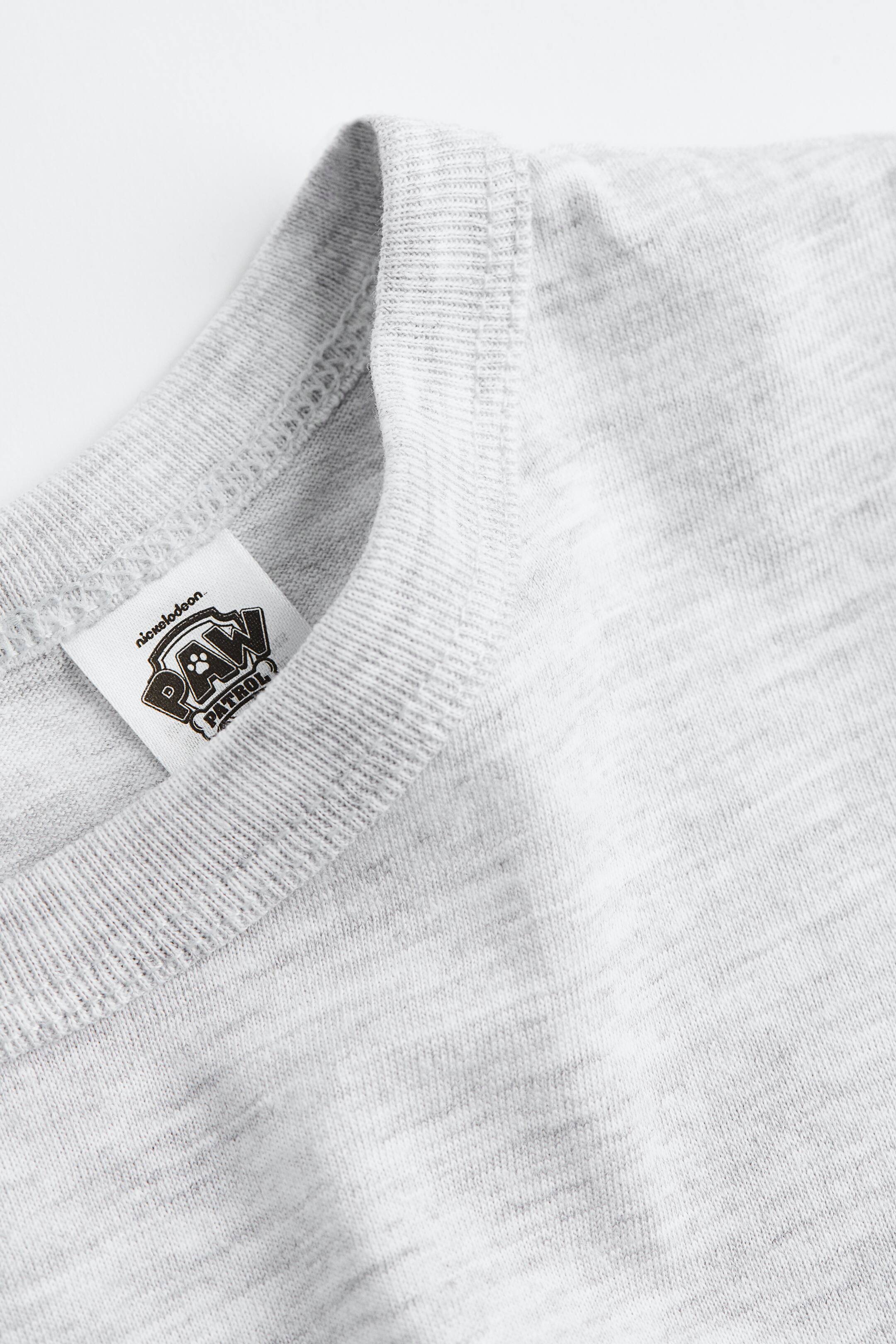 View larger image: Printed cotton T-shirt - Light grey marl/Paw Patrol - Kids | H&M IN 2