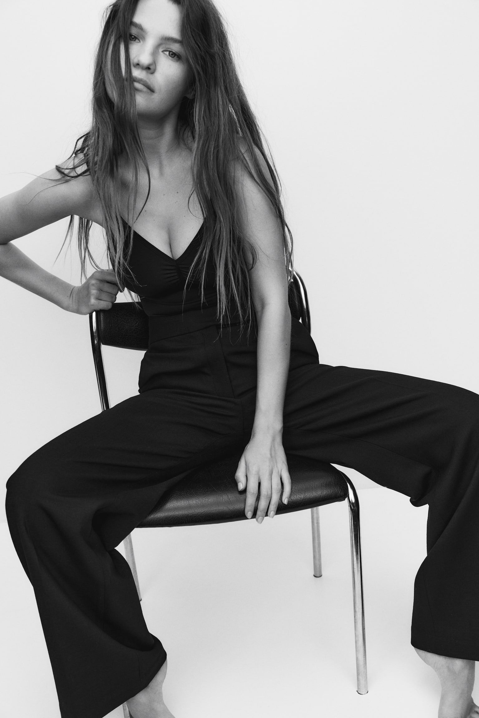 Modelujące body thong Firm shape Sculpting - Czarny/Jasnobeżowy - 5