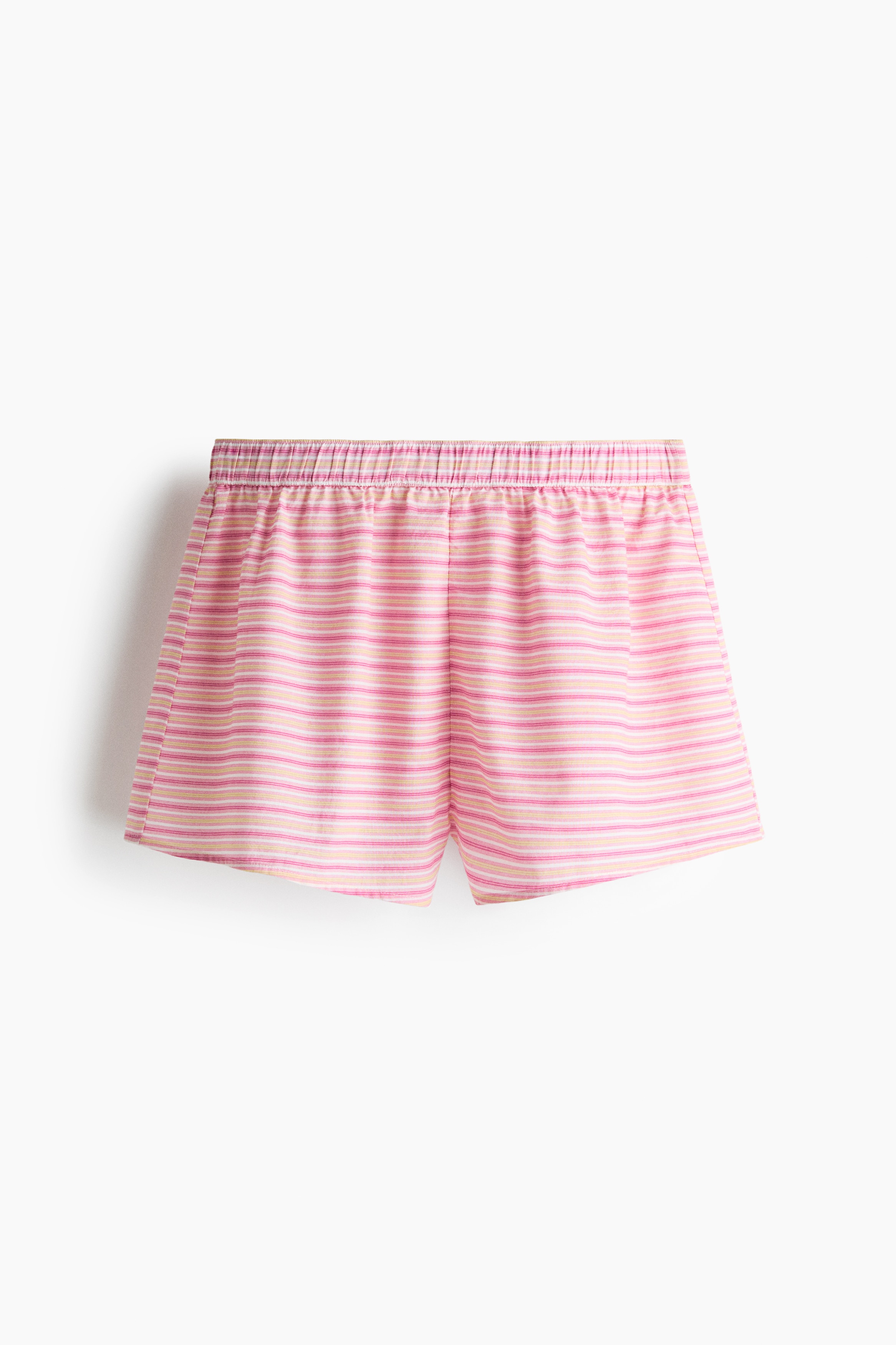 Cotton beach shorts - 핑크/스트라이프