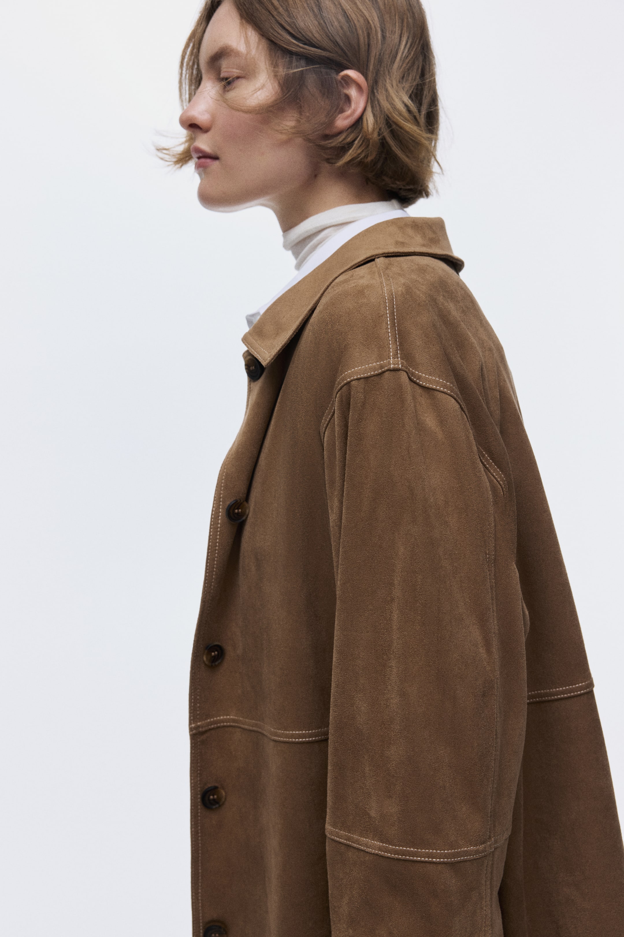 View larger image: Loose-fit shirt - Brown - Ladies | H&M IN 4