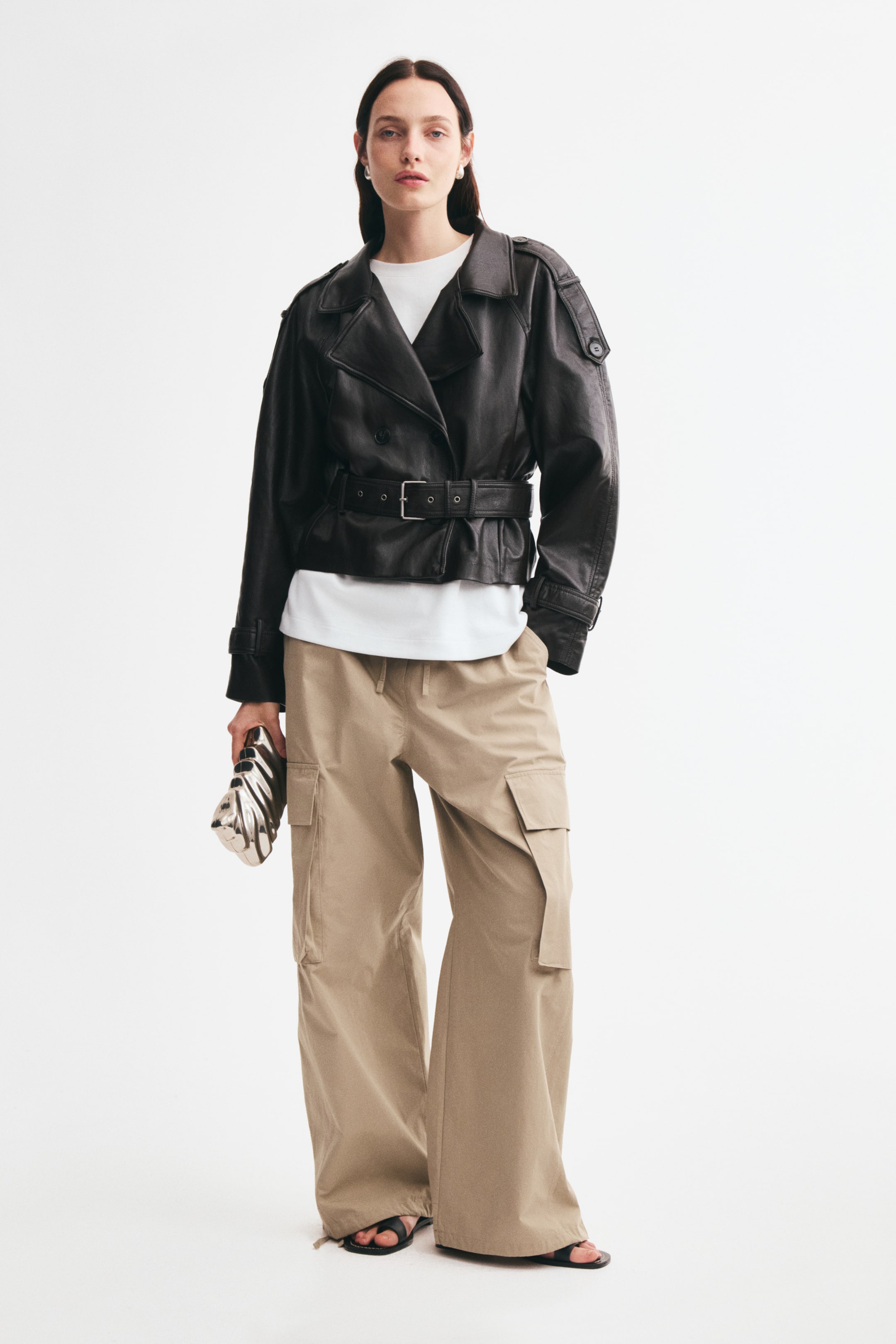 Coated Biker Jacket