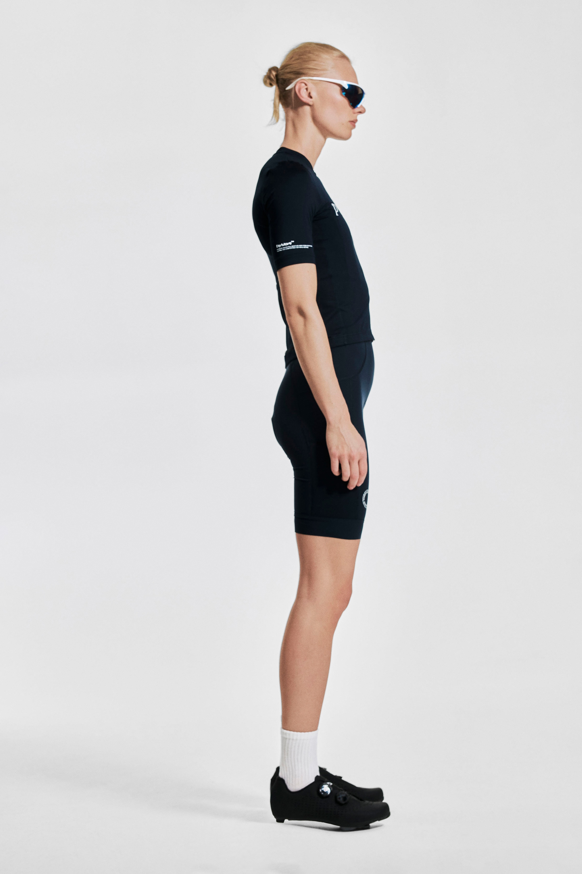  ビブショーツ Mサイズ　ネイビー BLKマッチディショーツ ジュニア（ネイビー）