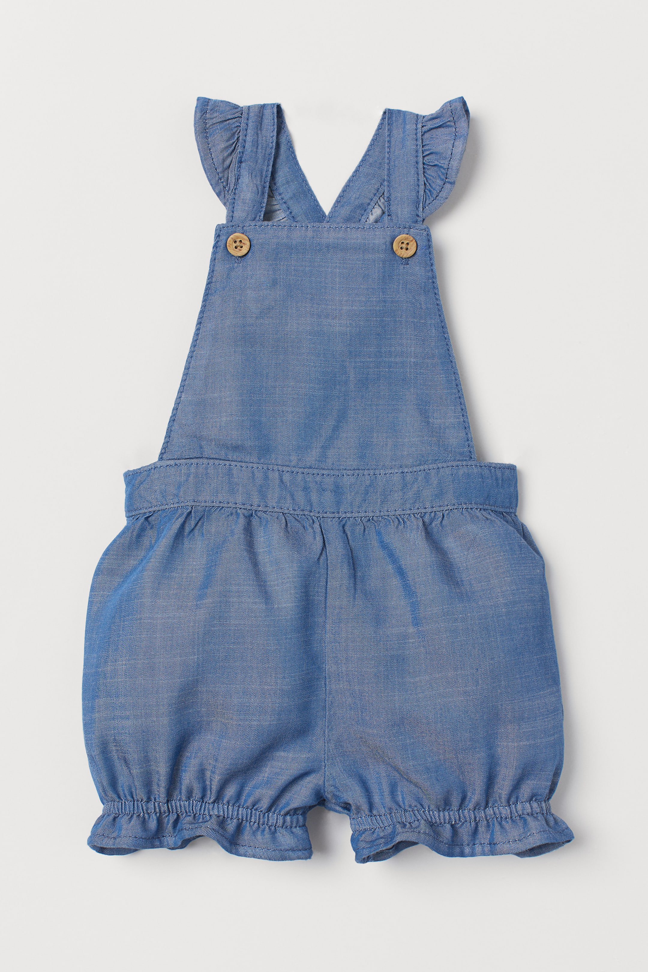 Grotere afbeelding bekijken: Salopetteshort - Blauw - KINDEREN | H&M NL 1