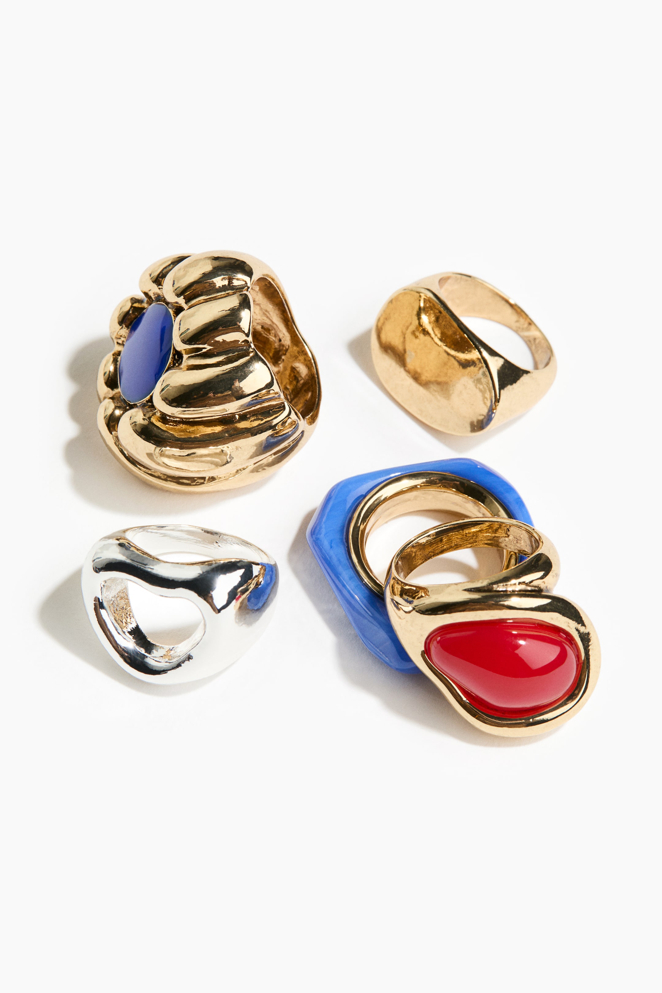 5-Pack Statement Rings