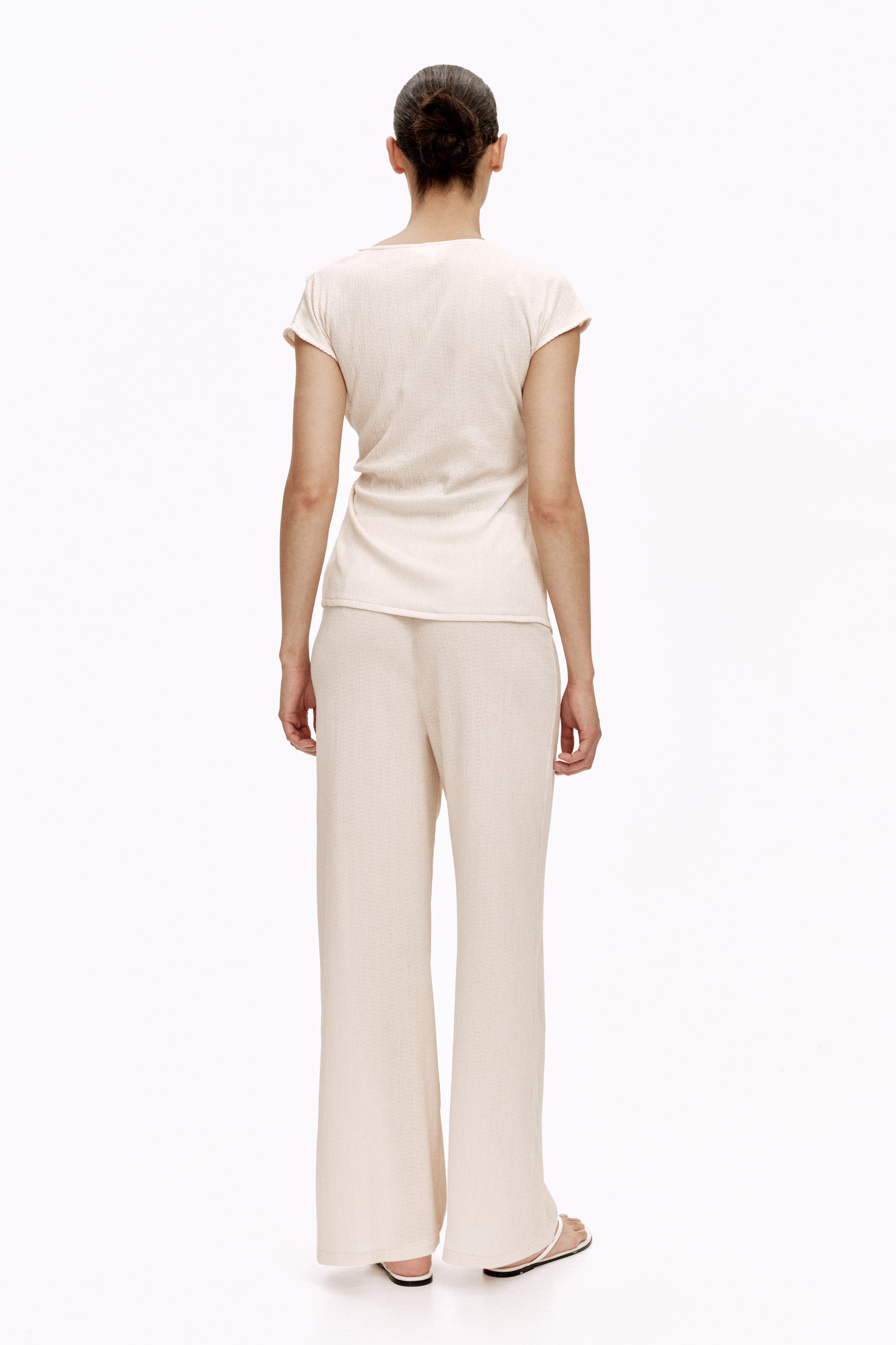 Ensemble 2 pièces MAMA en jersey froissé