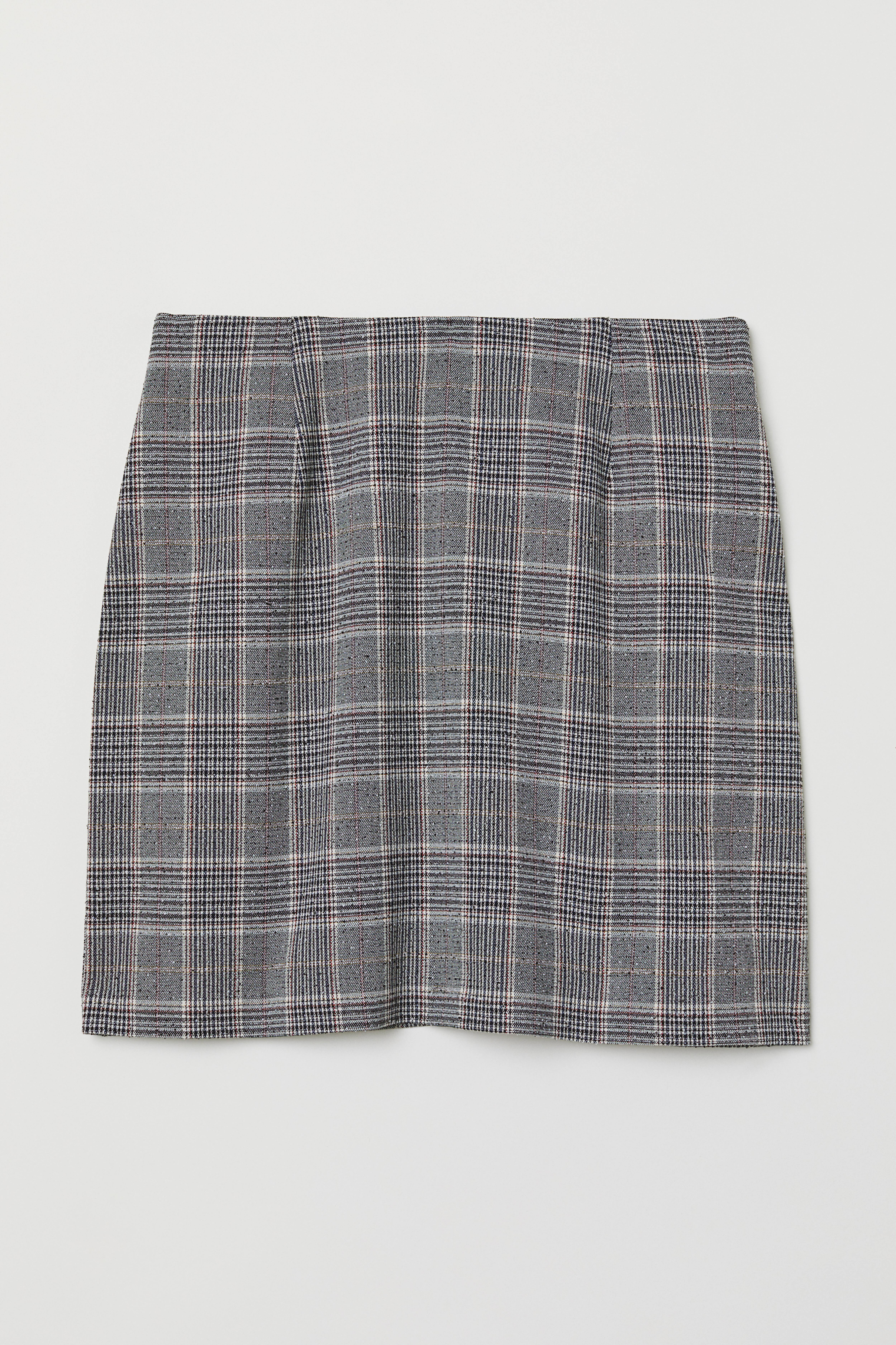 Checked Skirt