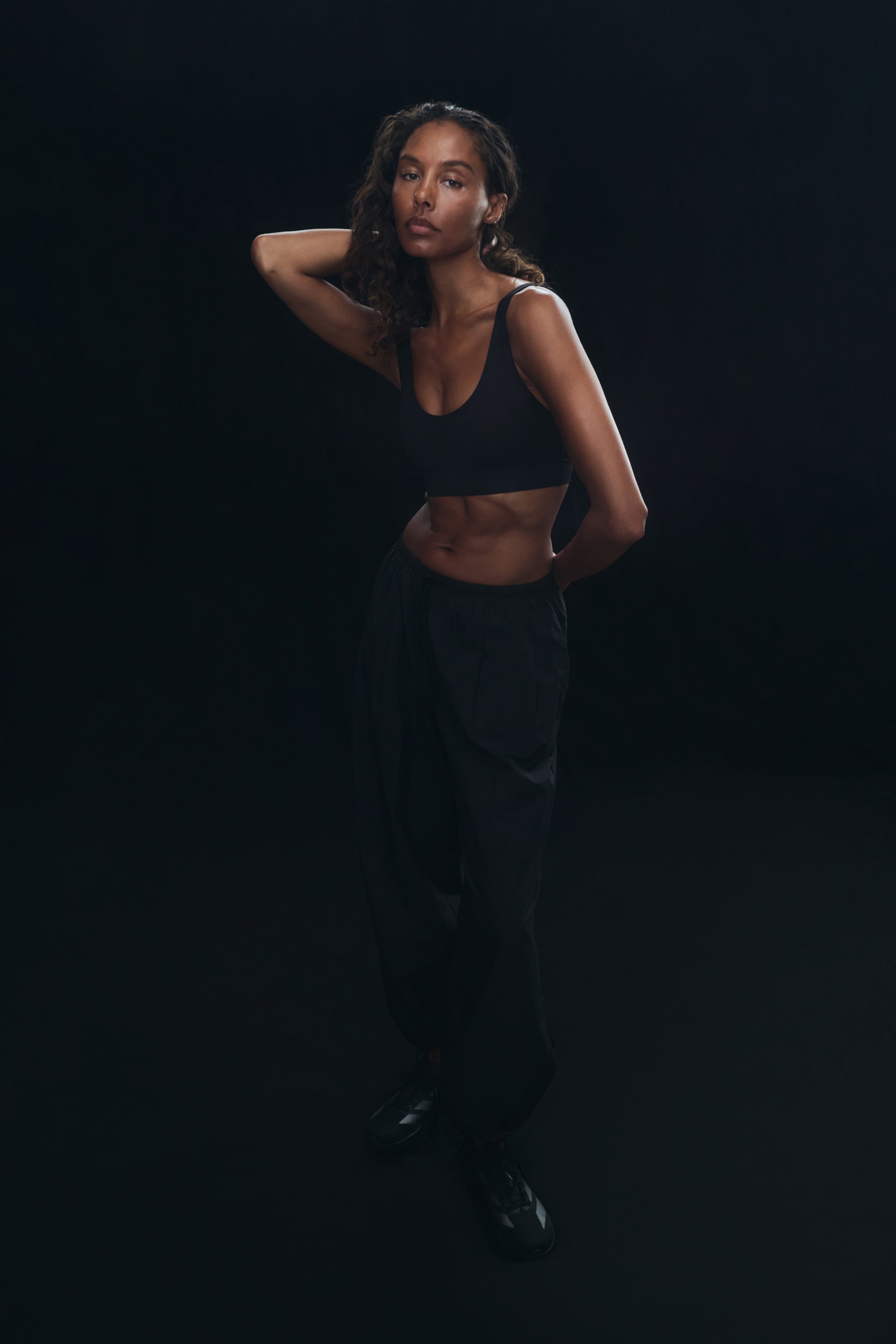 Water-Repellent Balloon-Leg Sports Pants