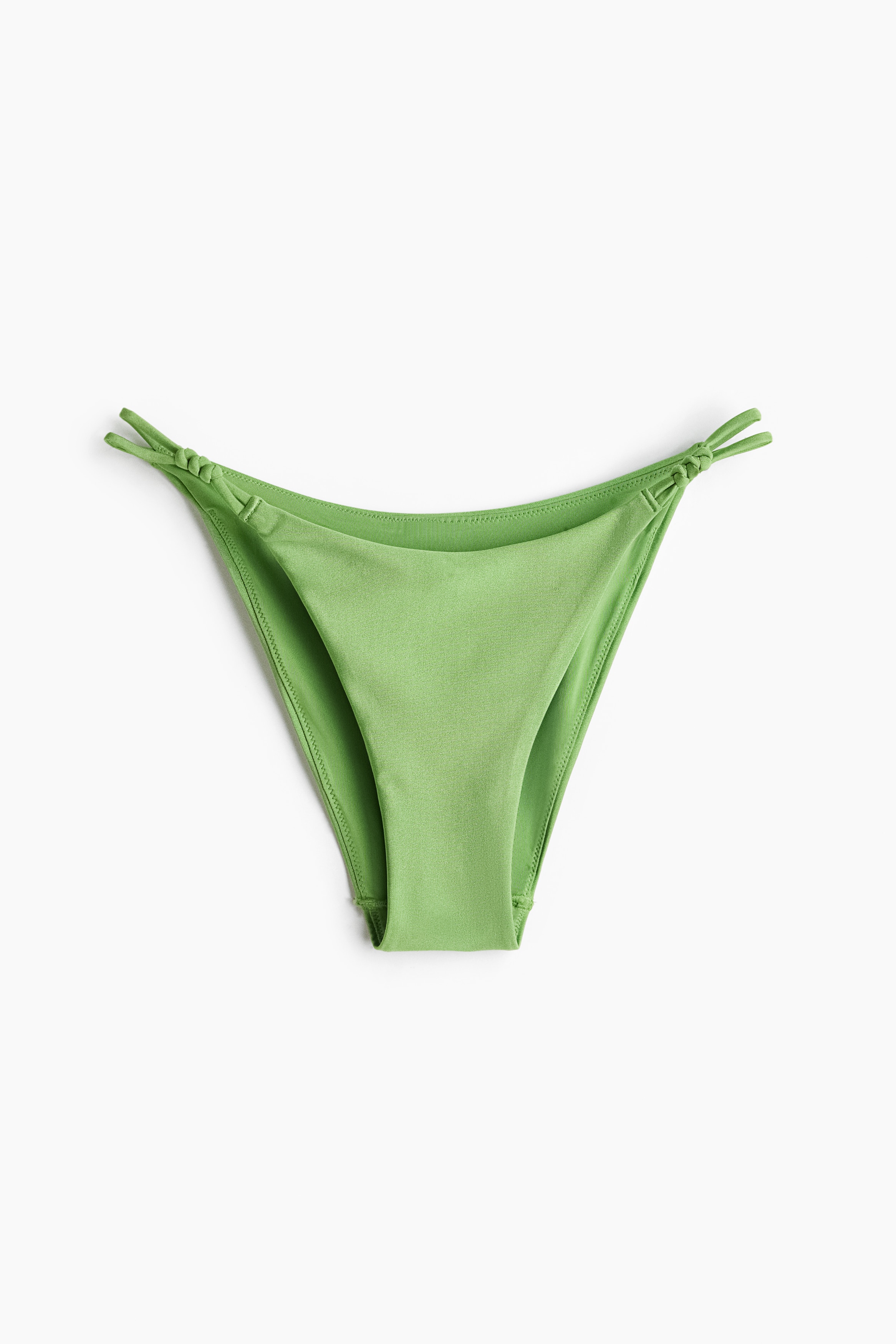 Slip bikini tanga sgambati - Verde/Verde scuro/righe/Beige chiaro/leopardato
