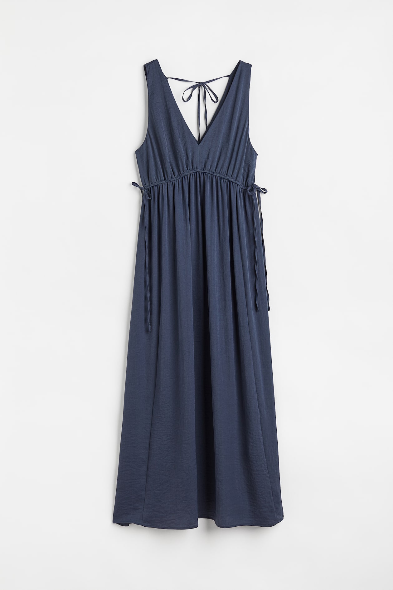 MAMA V-neck Dress - V-neck - Sleeveless - Dark blue - Ladies | H&M US