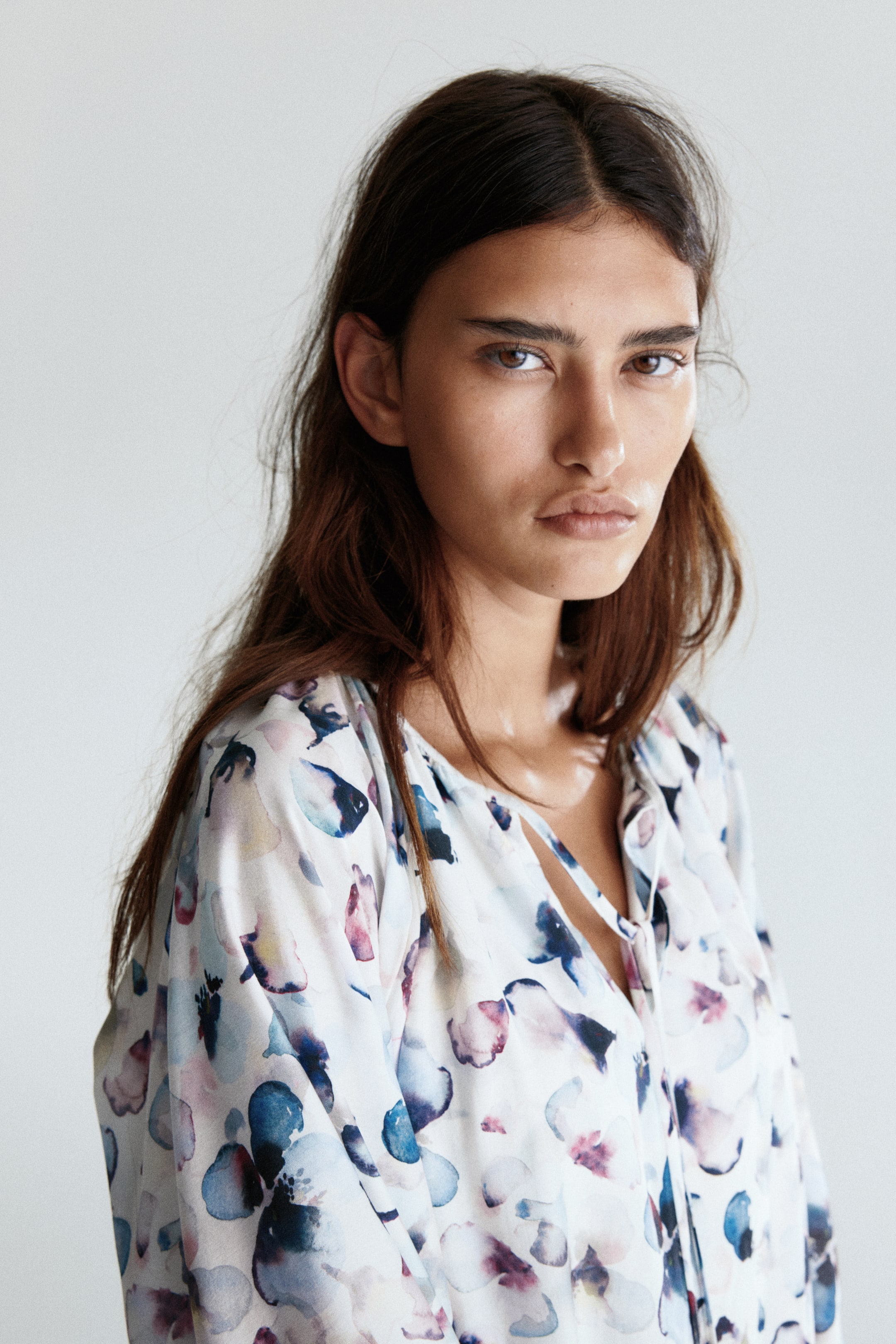 Ampliar la imagen: Vestido con bastilla abombada - Blanco/Floreado - Ladies | H&M MX 3