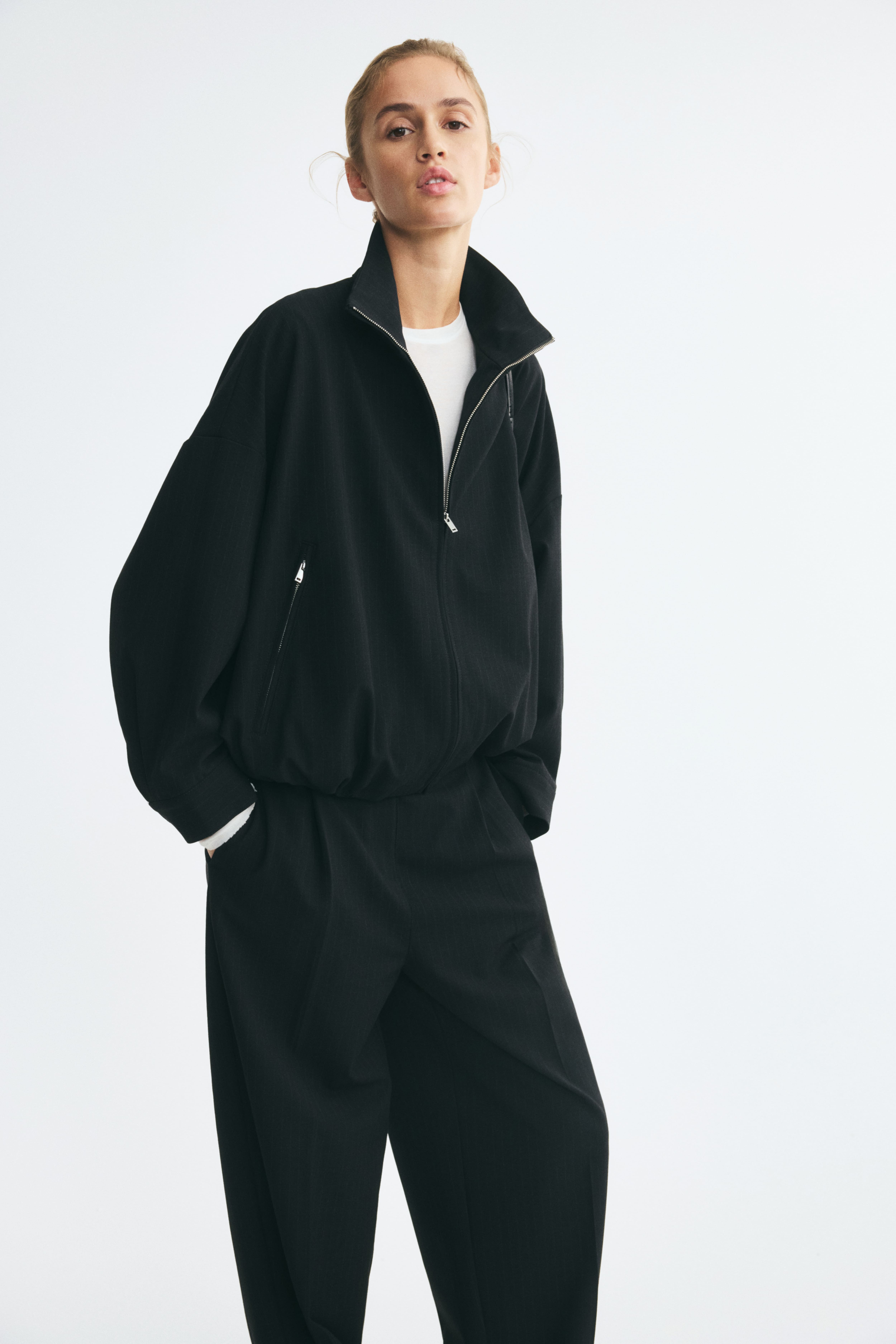 Veste ample avec bas à effet bouffant