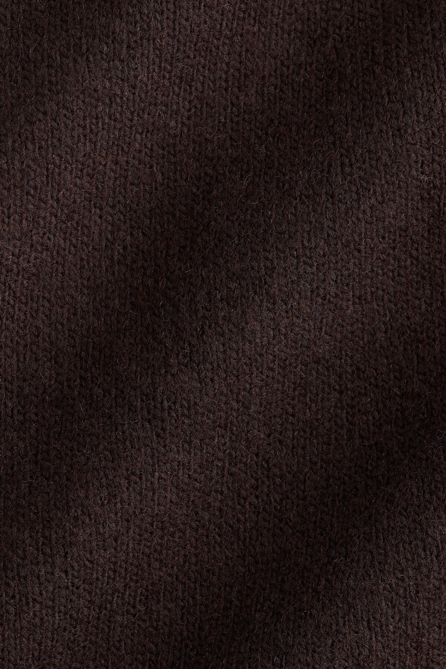 MAMA Jupe évasée en maille - Marron foncé - 2