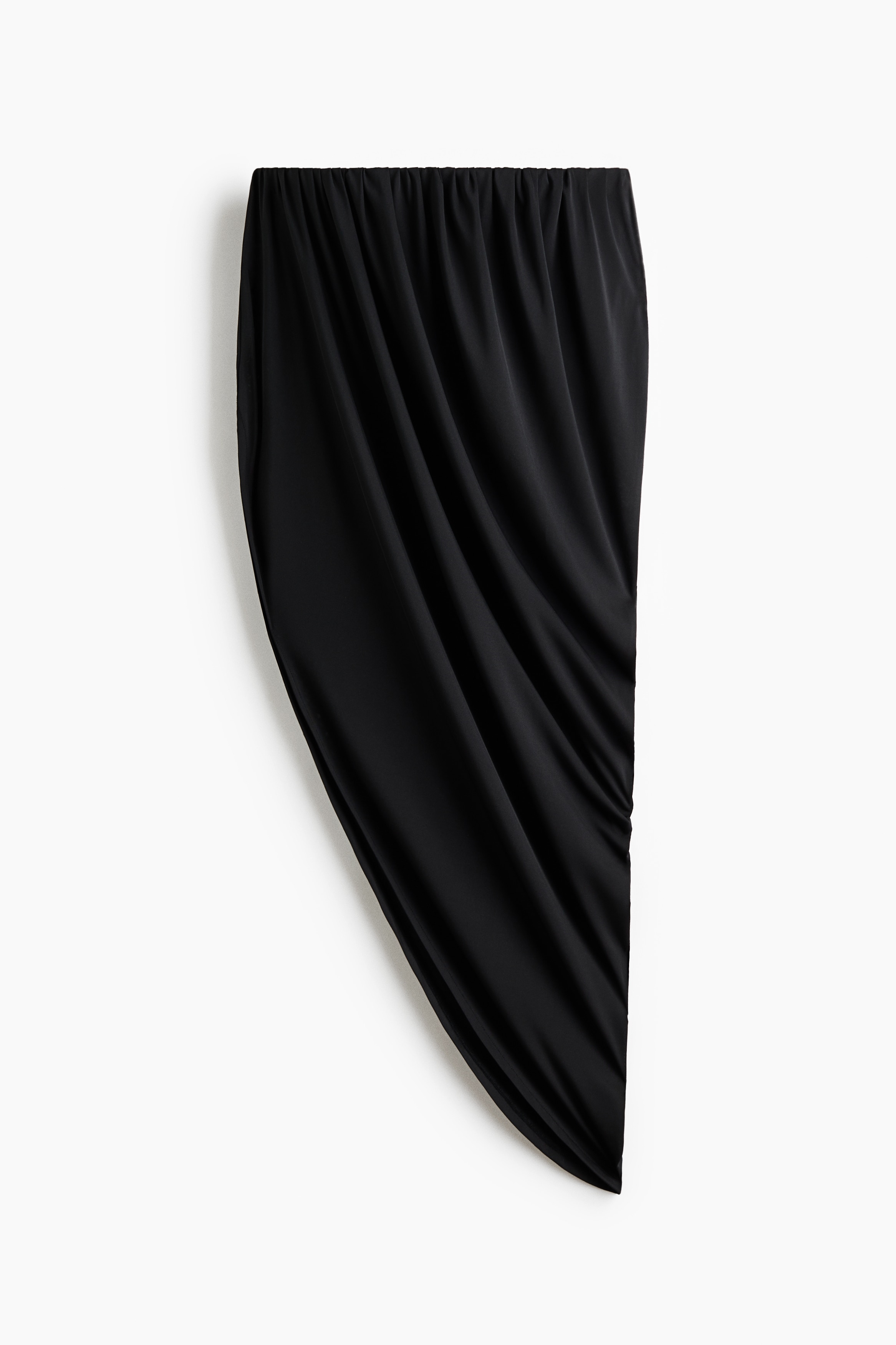 Asymmetric bandeau top - Black