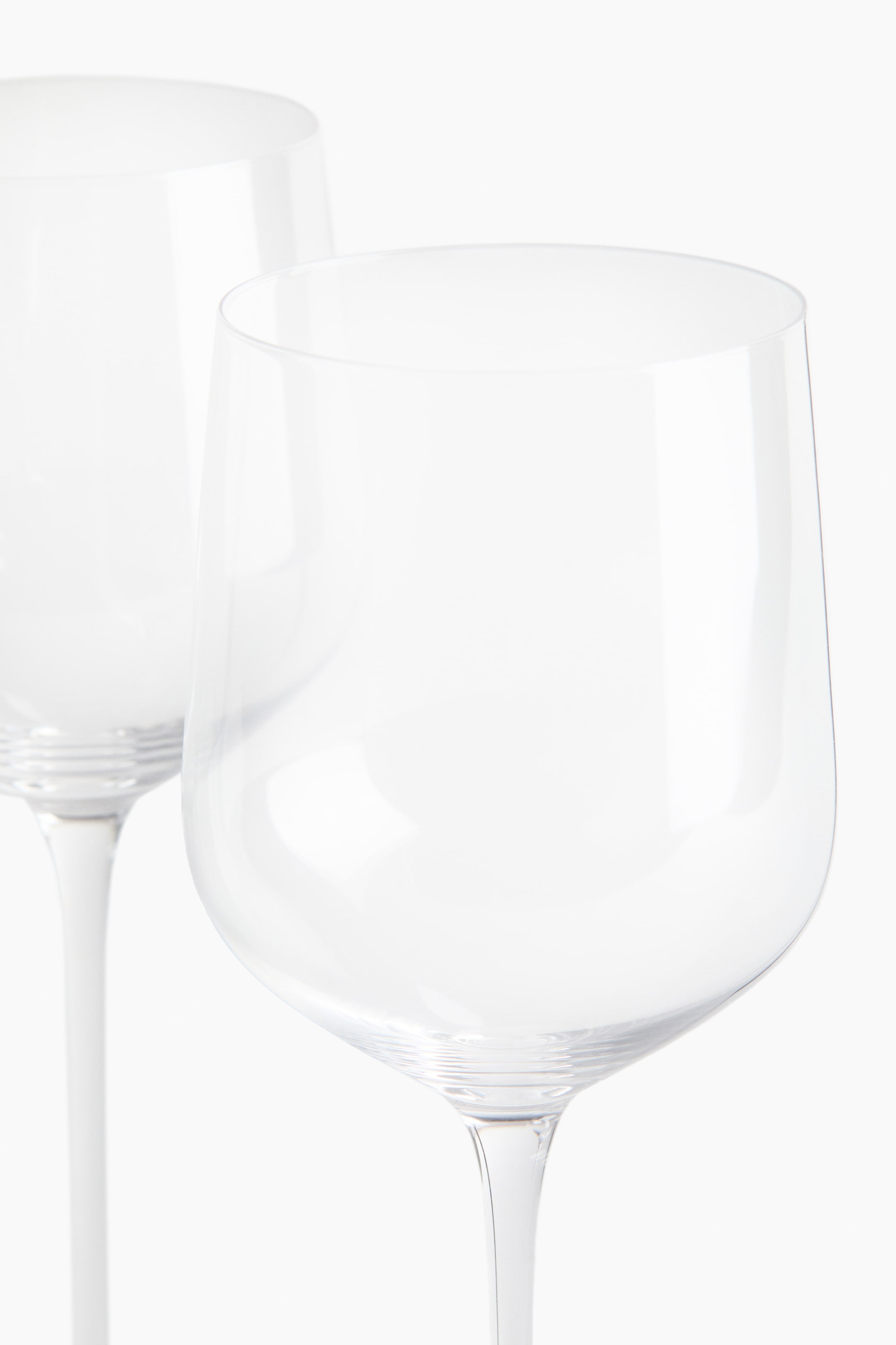 Ver imagem maior: Pack de 2 copos de vinho branco - Transparente - HOME | H&M PT 5