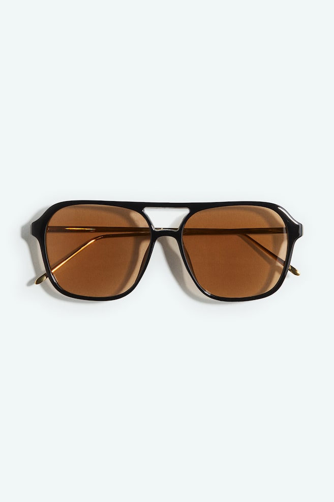 Polarised sunglasses - Black/Gold-coloured/Greige/Brown/Tortoiseshell pattern/Light beige/Gold-coloured/Dark brown - 1