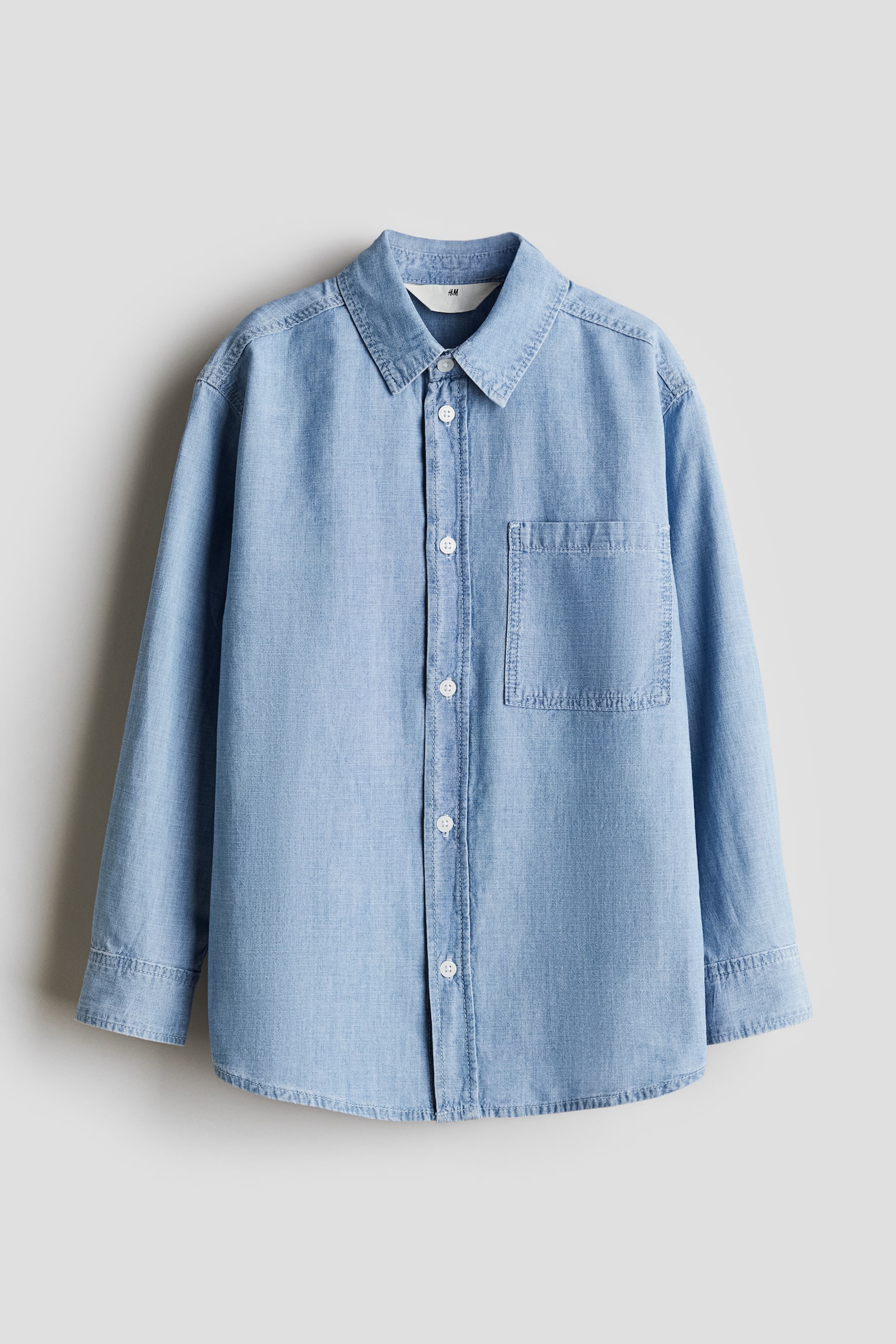 Denim shirt - Light denim blue - 1