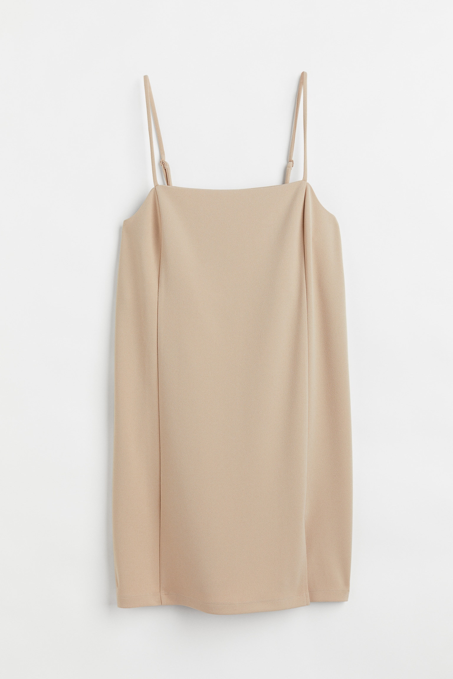 Jersey A-line Dress - Light beige/Red - 1