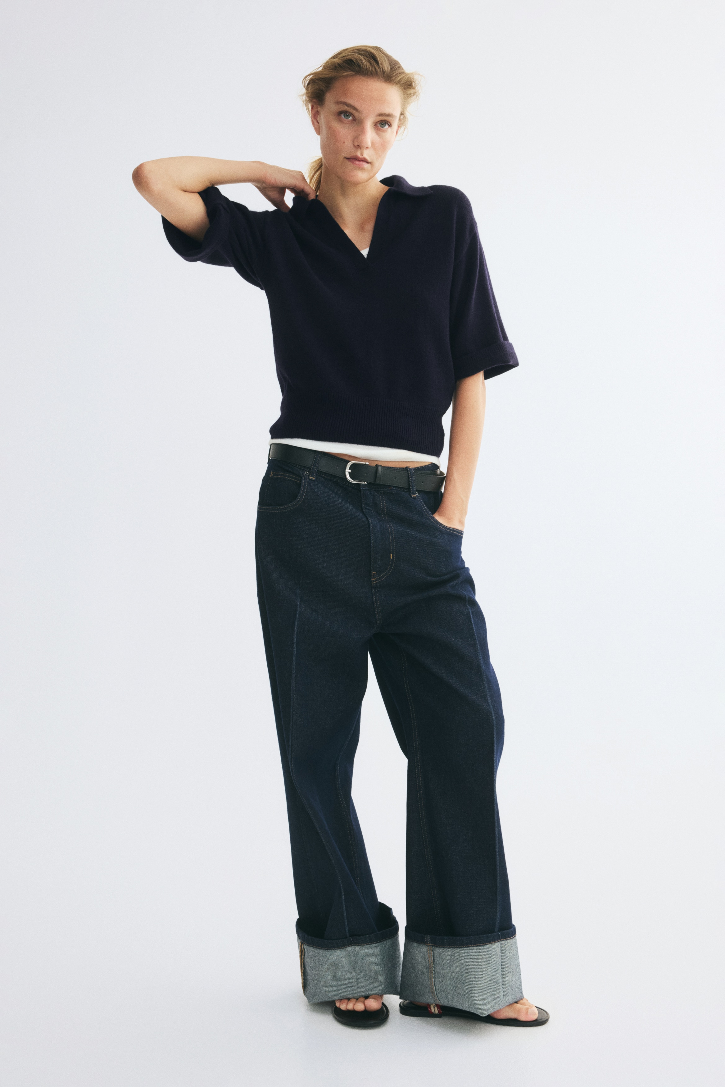Polo en maille fineModèle