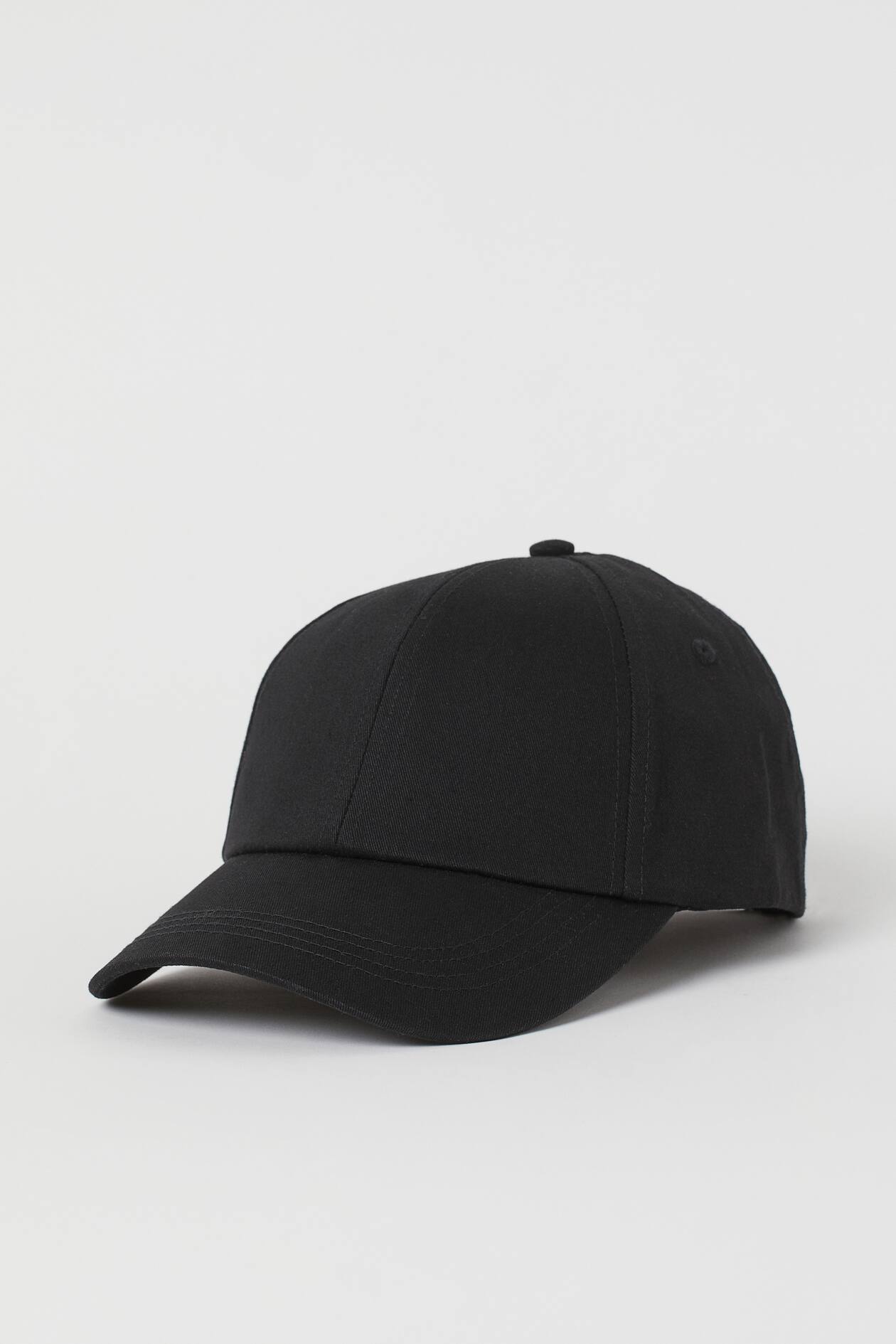 Cotton Twill Cap - Black - Ladies | H&M US