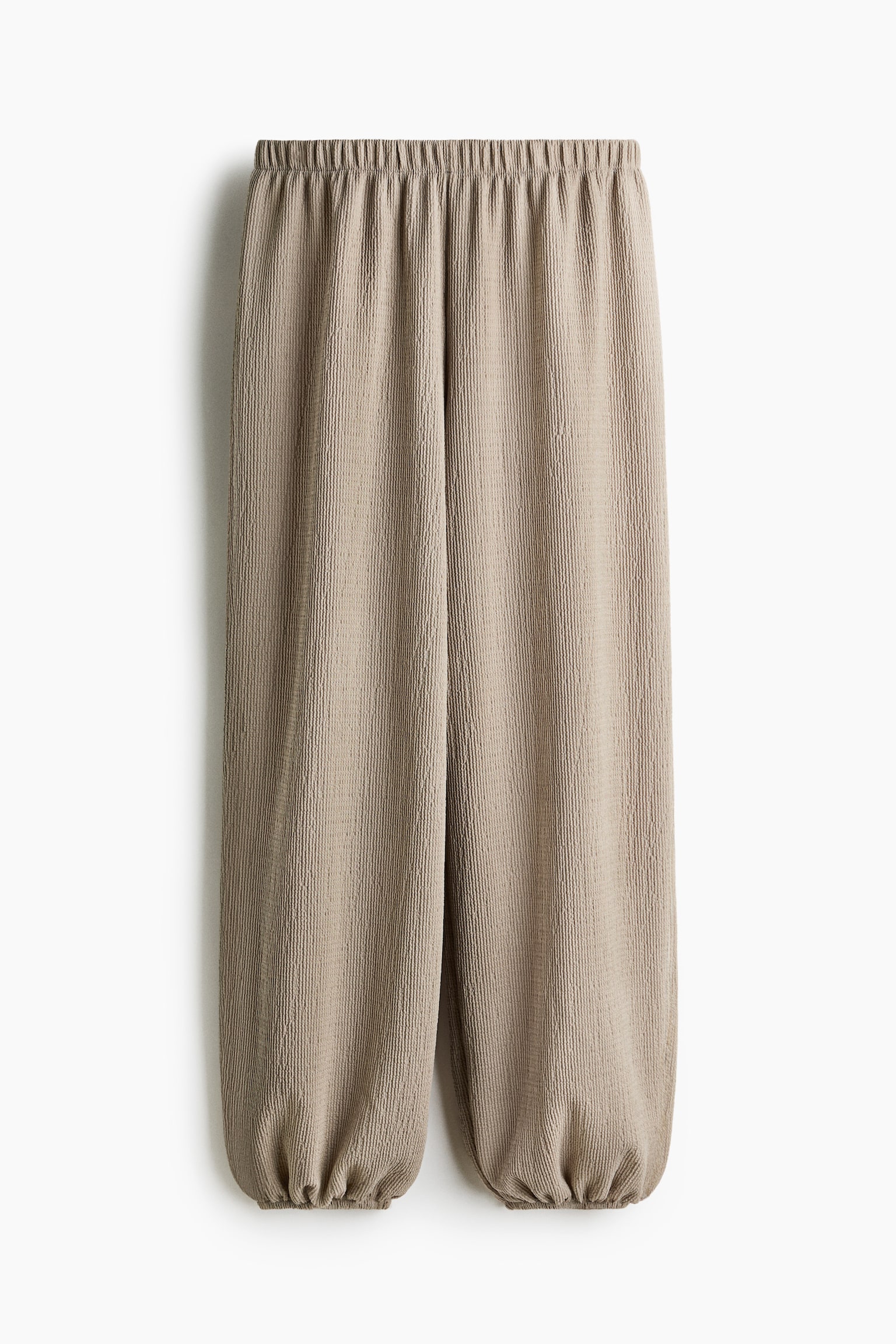 Pantalon à jambes ballon - Beige/Marron foncé - 1