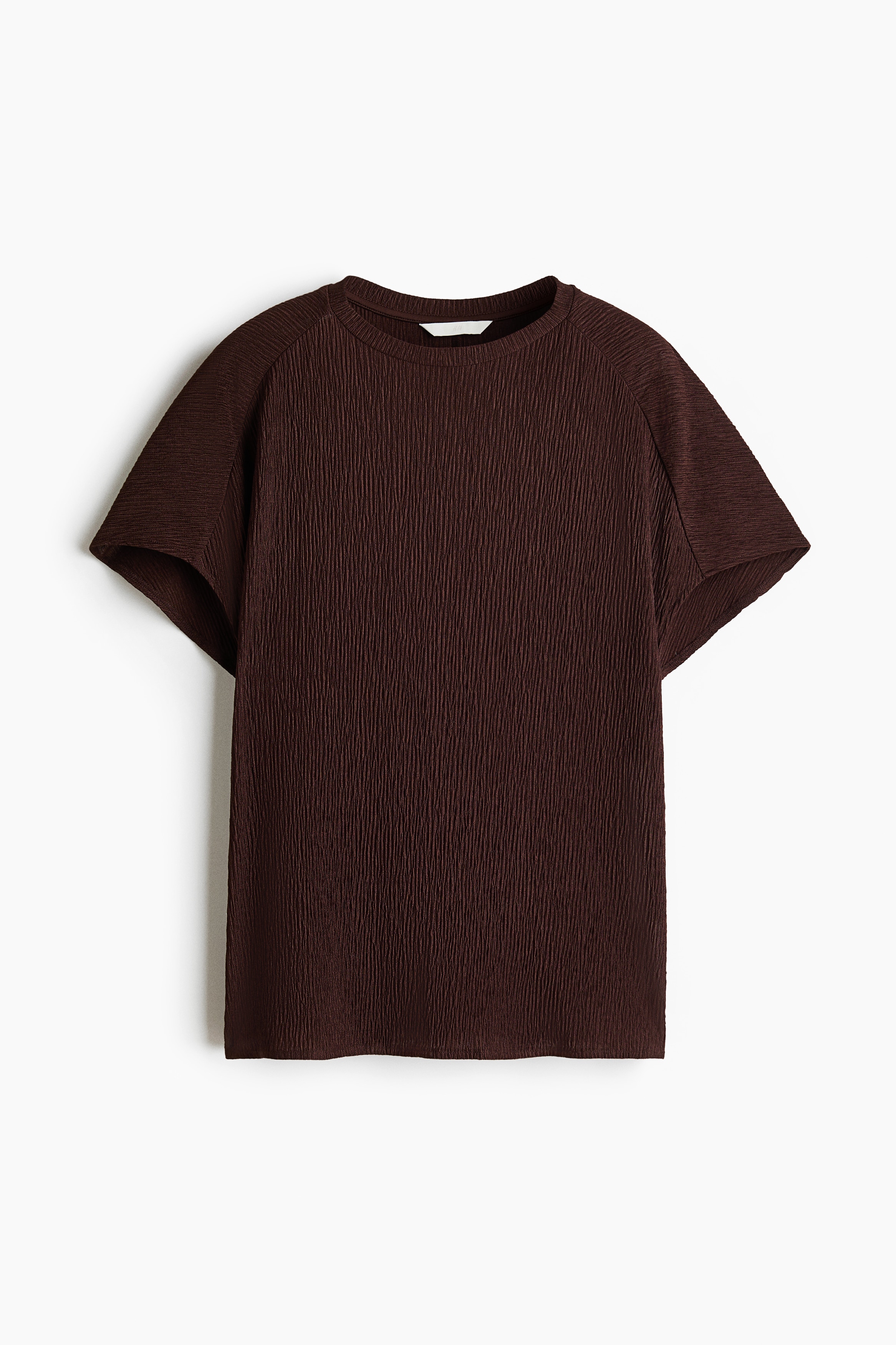 Crinkled Top - Dark brown/Black/Light dusty pink/Dusty blue