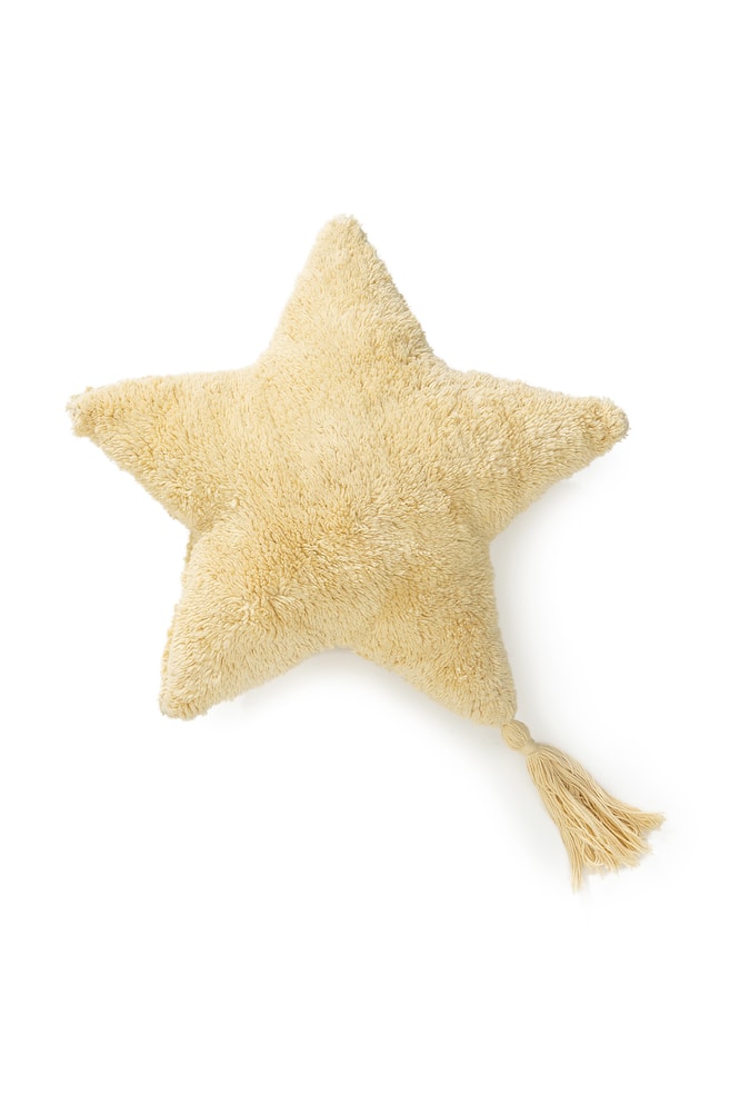 Kussen Stars - Geel/Crème/Mint - 1