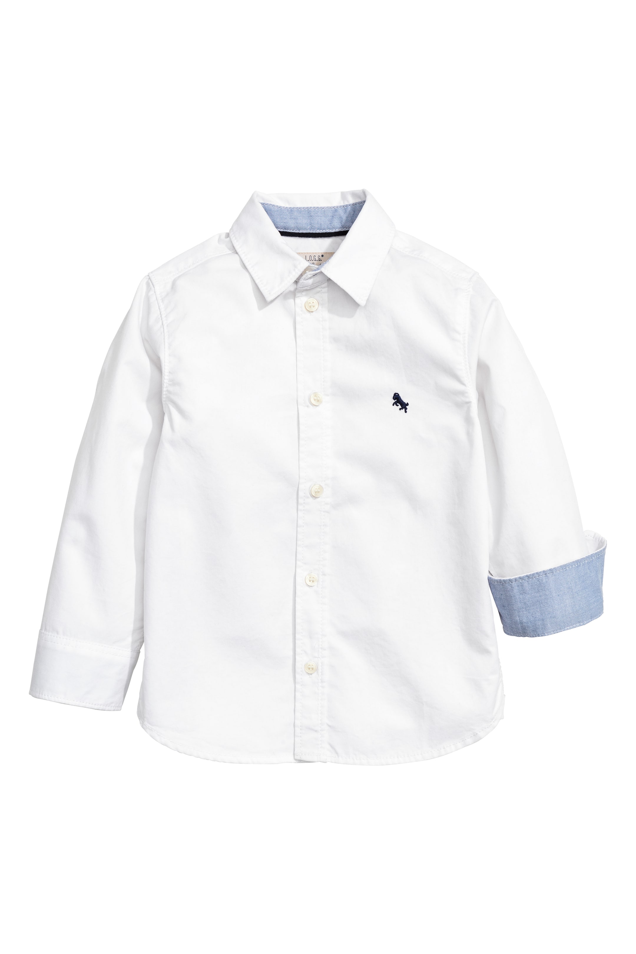 View larger image: Cotton shirt - White - Kids | H&M GB 1