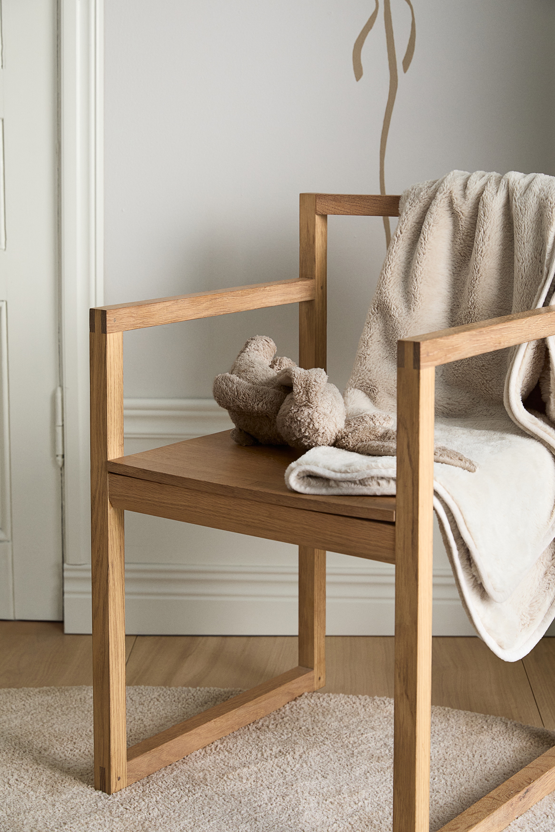 H & M - フラッフィベビーブランケット - ベージュ H & M - フラッフィベビーブランケット - ベージュ