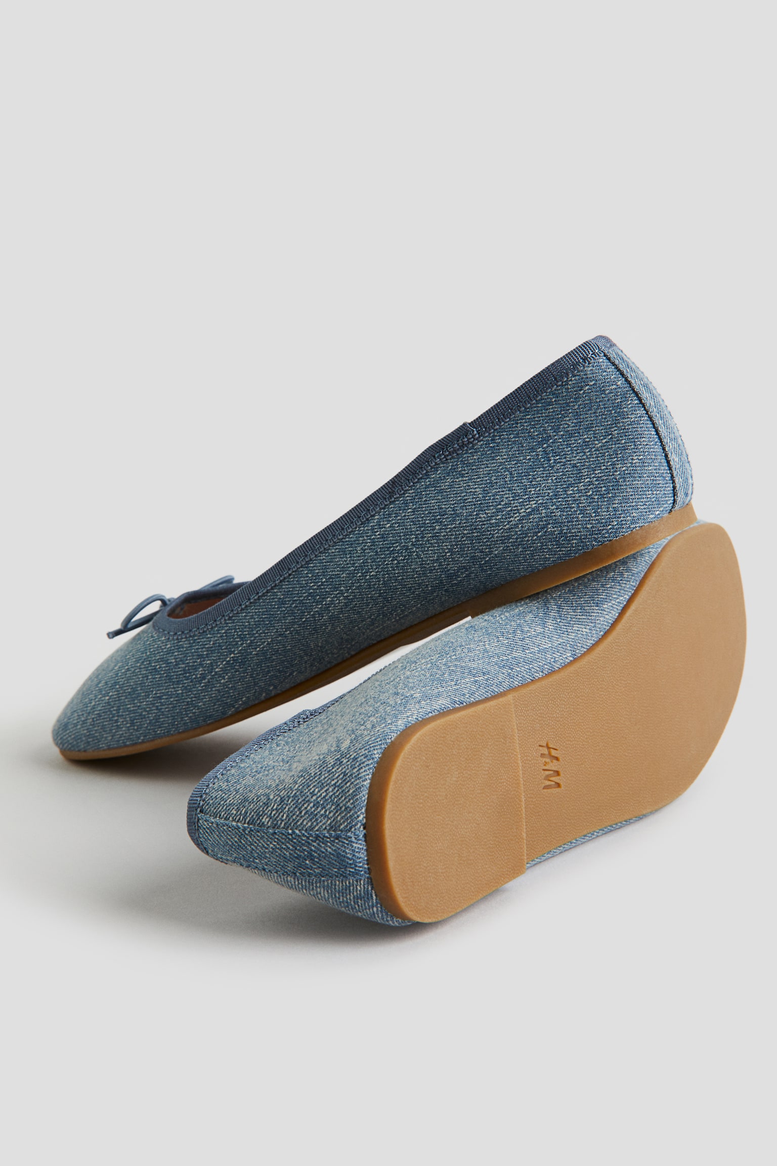 Ballet Flats - Denim blue/Light pink - 5