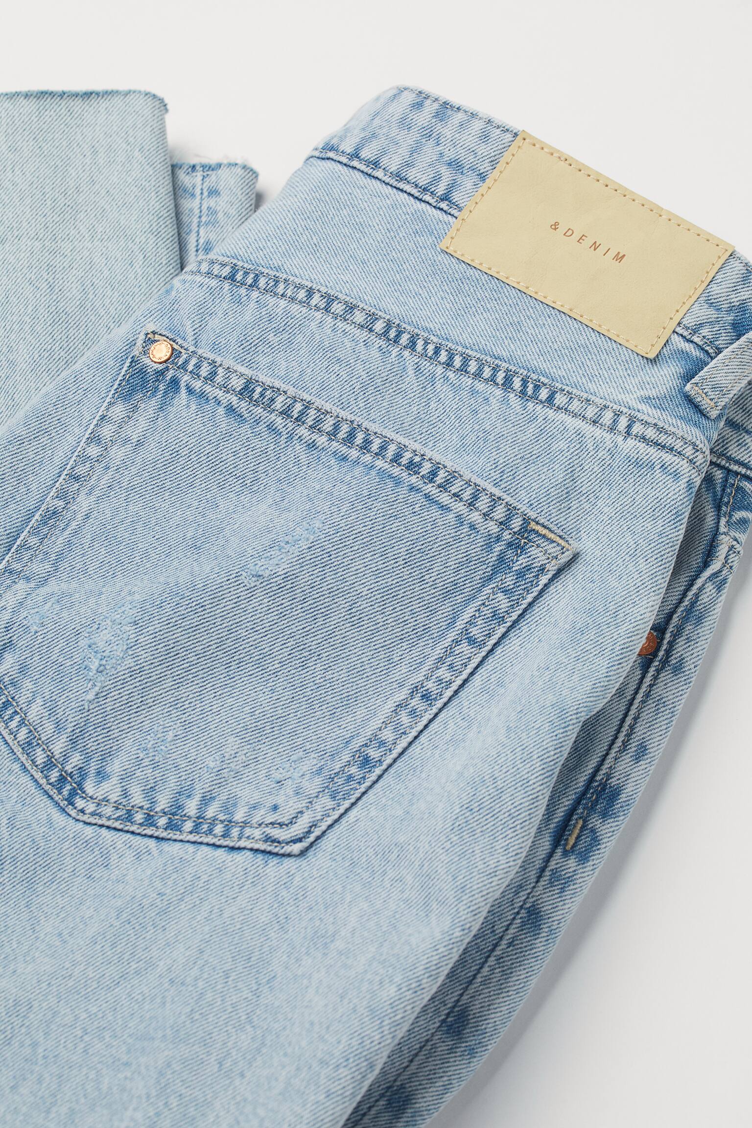 90s Boyfriend Fit Low Jeans - Lys denimblå - 2