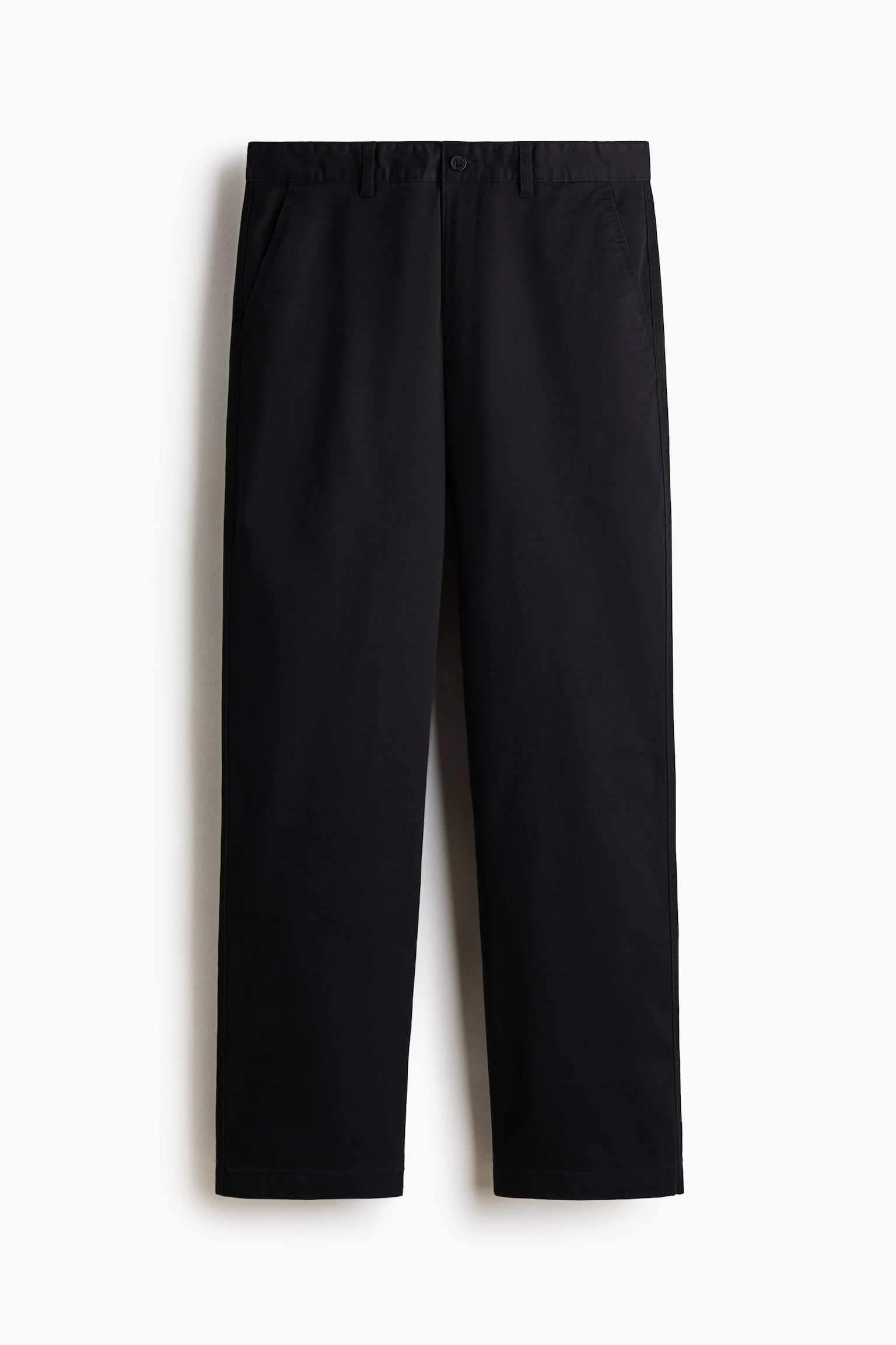 Chinos in cotone Relaxed Fit - Nero/Beige