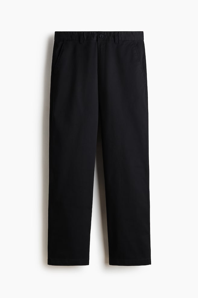 Relaxed-Fit Cotton Chinos - Black/Beige/Dark blue - 1