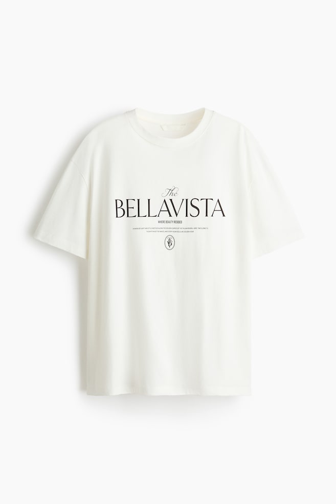 Oversized T-Shirt - White/Bellavista/Light purple/Surf - 1