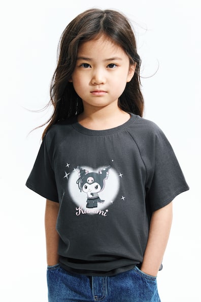 プリントデザイン コットンTシャツ