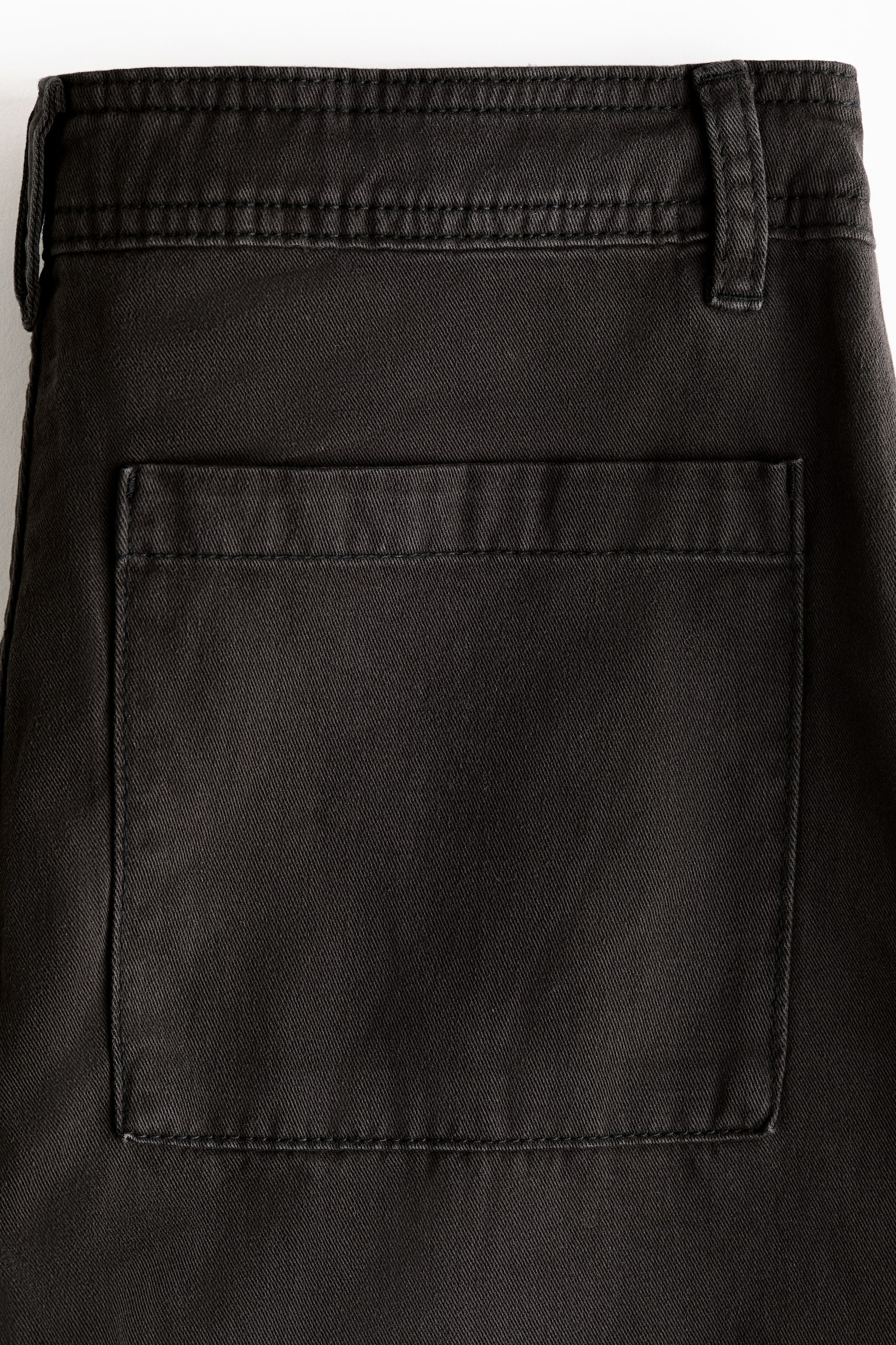 Женские брюки H&M Cargo trousers, цвет: Чёрный — фото 7