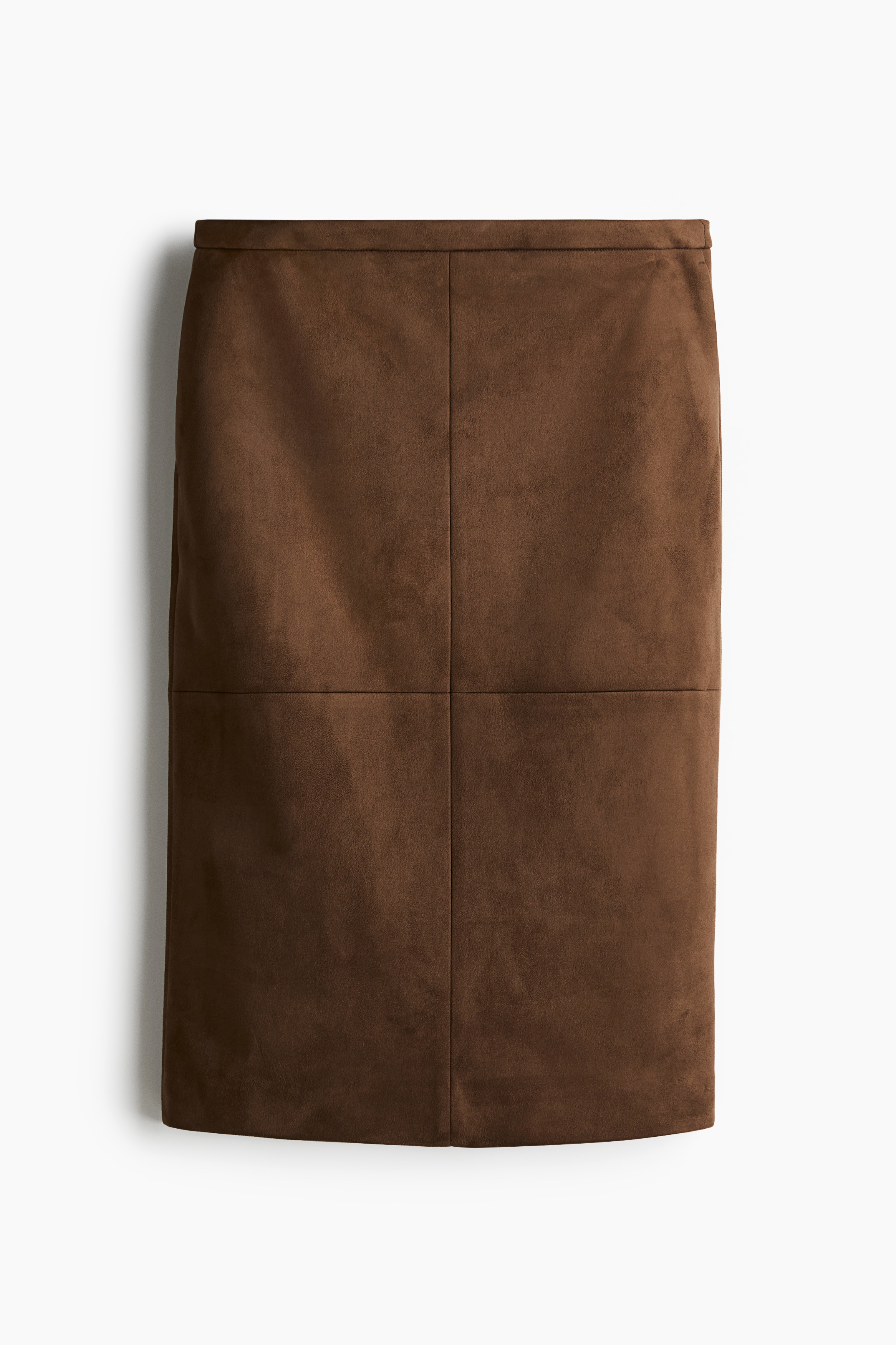 Gonna a tubino - Marrone scuro